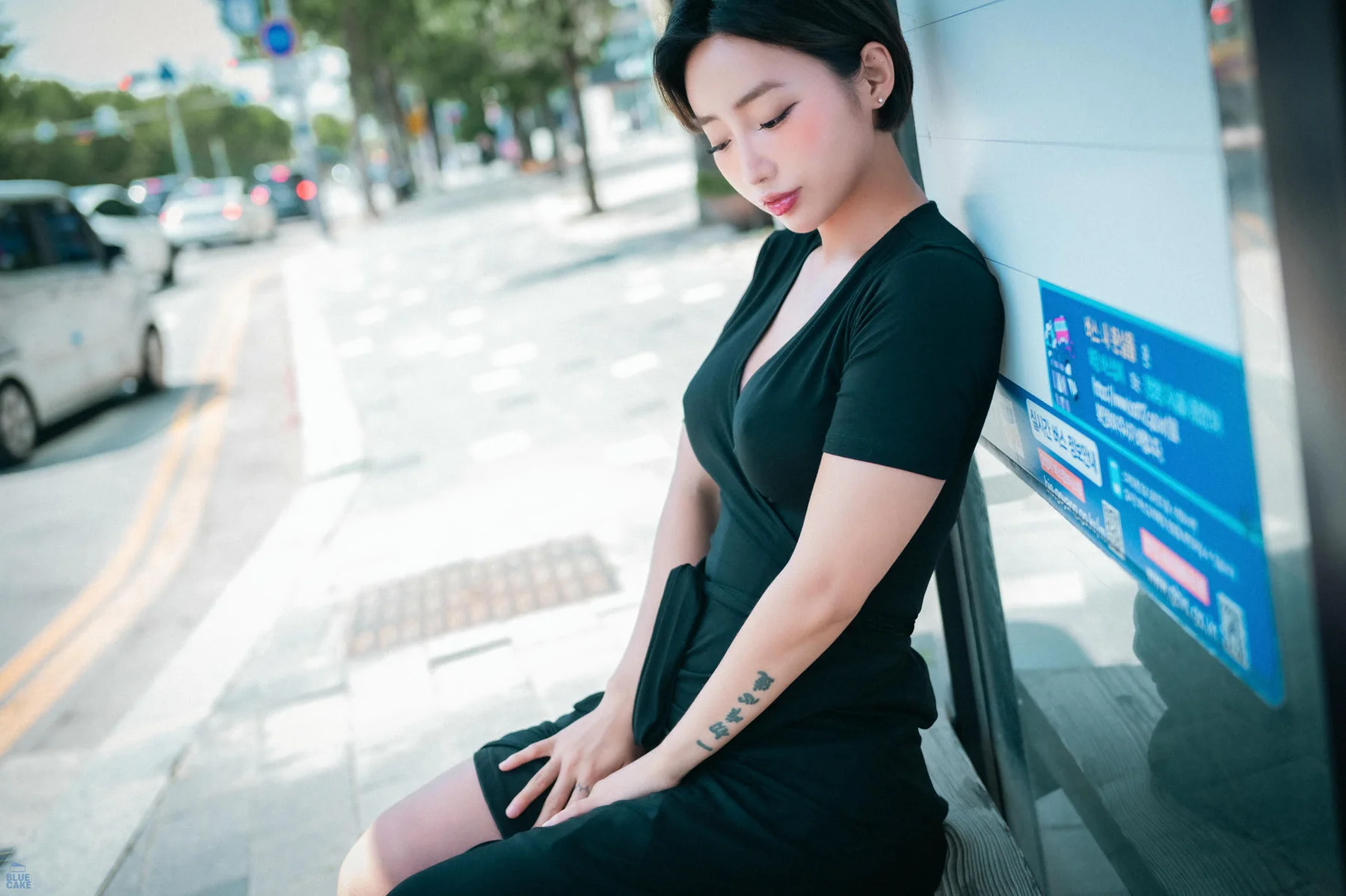 BLUECAKE No.157 Booty Queen公园写真黑裙 - 3