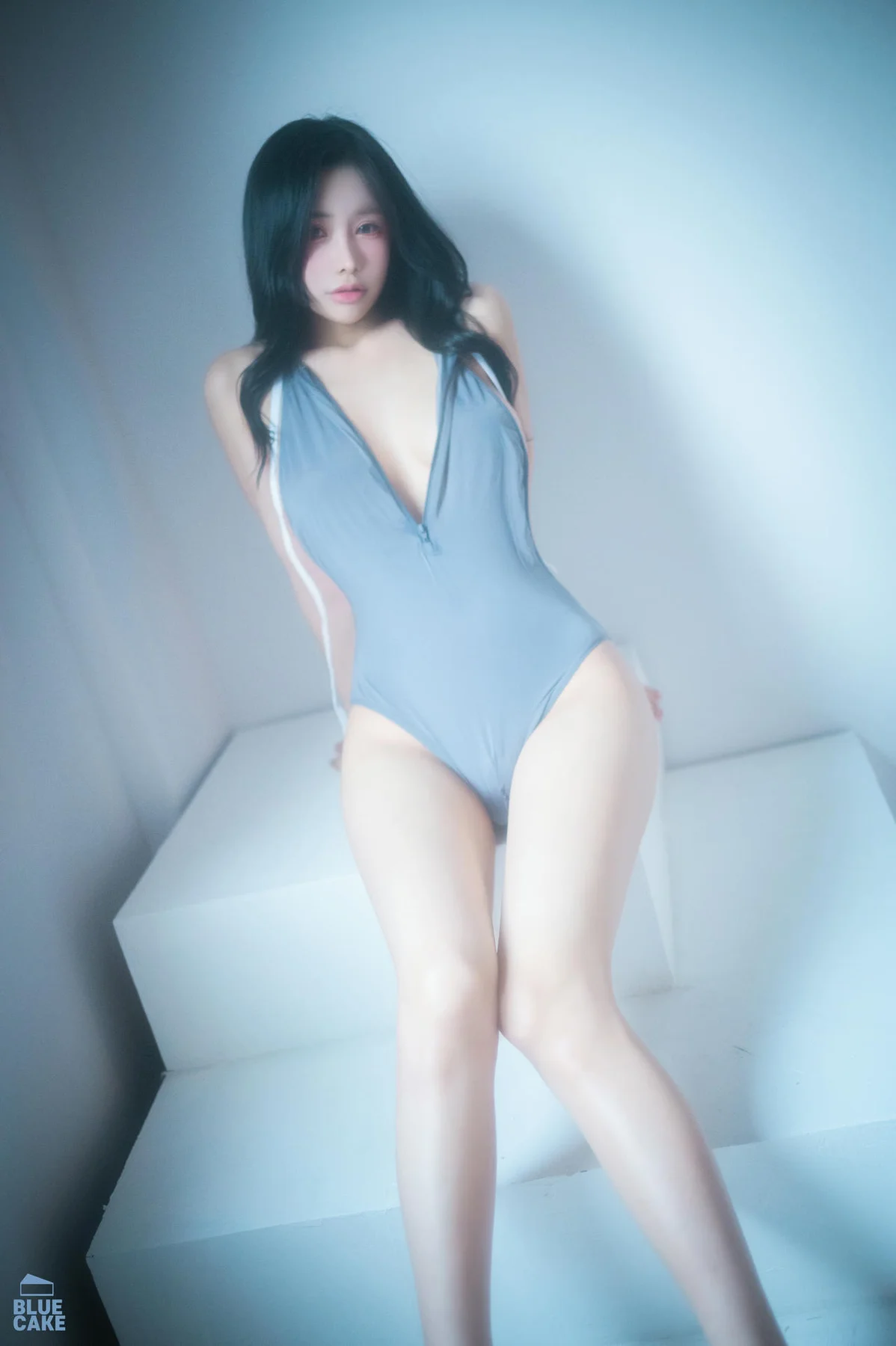 BLUECAKE No.166 YeonYu黑丝网袜皮衣 - 10