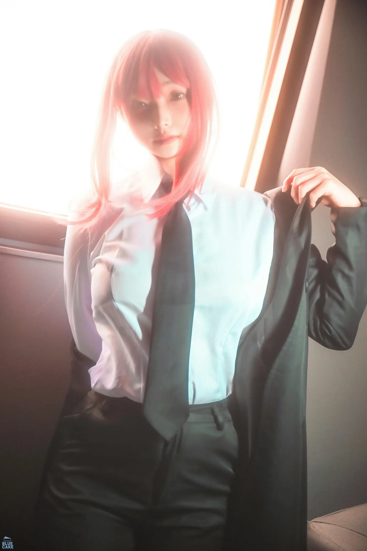 BLUECAKE No.167 Bambi皮裙红发少女 - 1