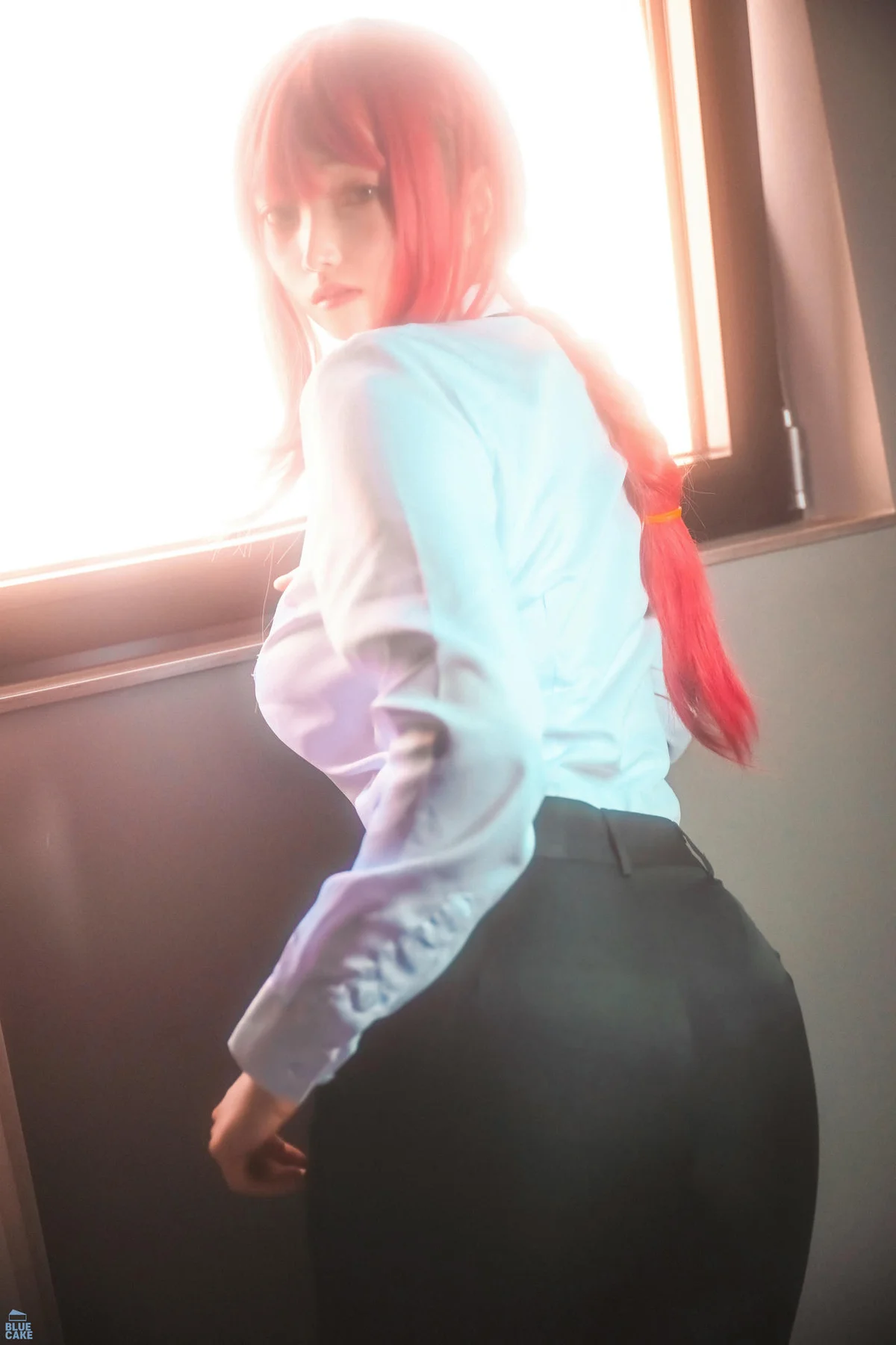 BLUECAKE No.167 Bambi皮裙红发少女 - 3