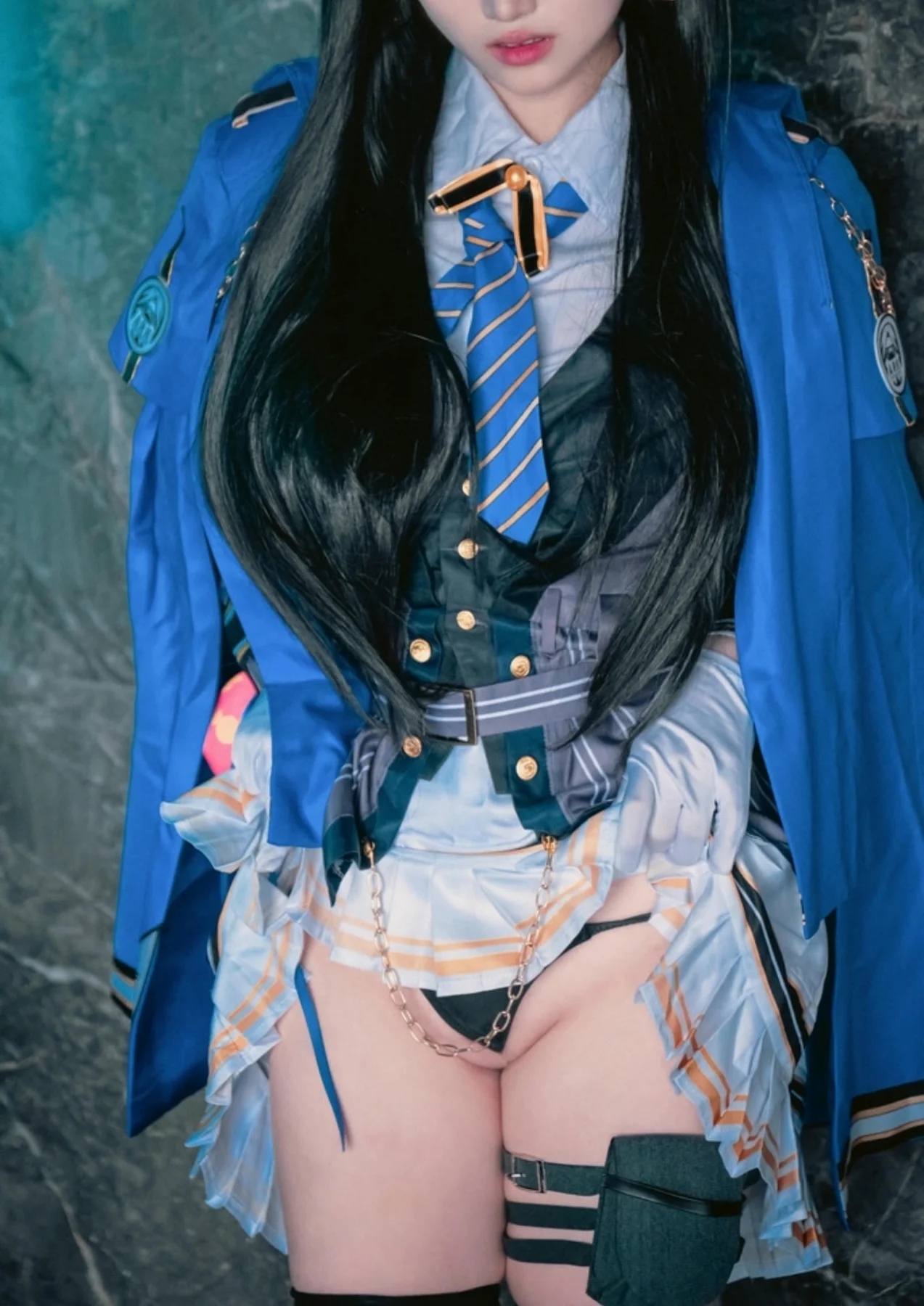 BLUECAKE No.178 Bambi制服乳贴写真 - 2