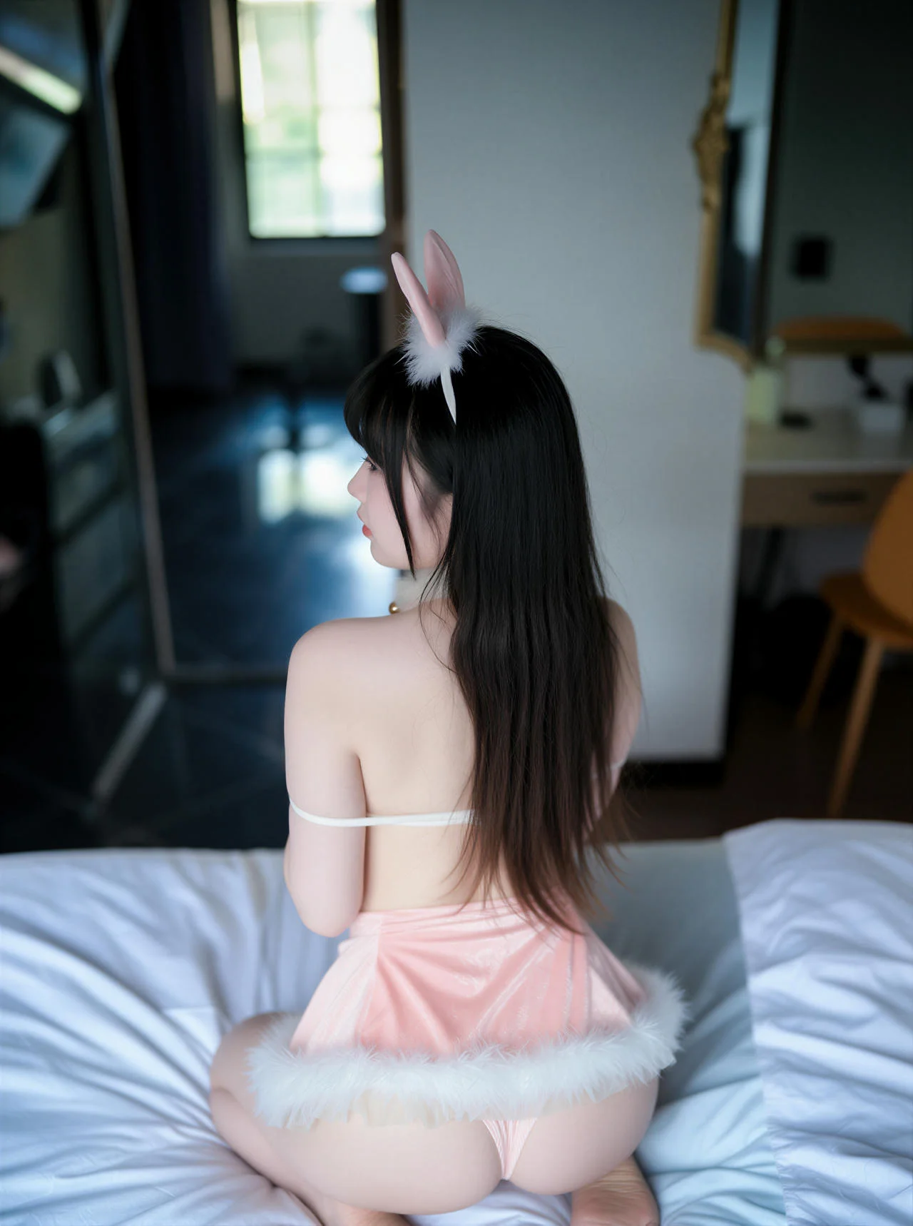 BLUECAKE No.196 Doyeon粉色俏皮兔女郎 - 9