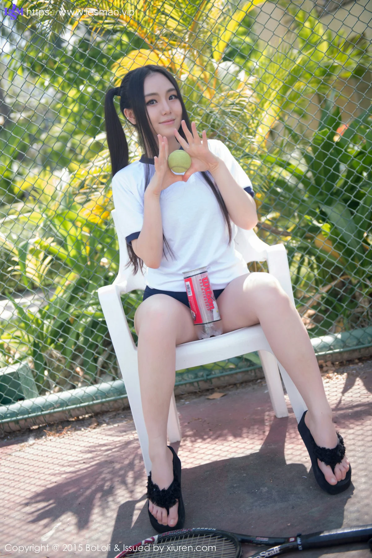 BoLoli波萝社 Vol.023 许文婷Regina 马尾少女清纯学妹 - 2