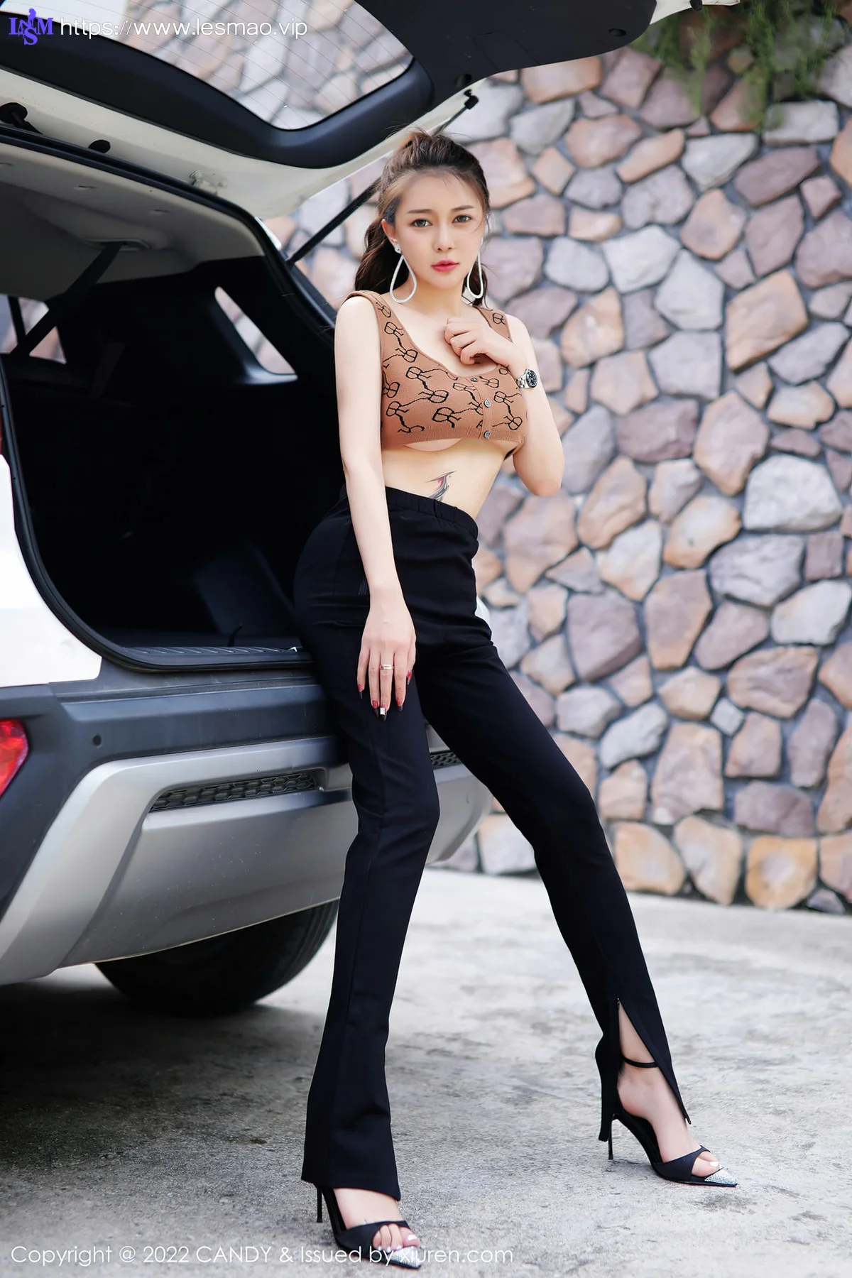 CANDY 糖果画报 Vol.085 汽车女郎 凯竹姐姐 性感写真 - 6