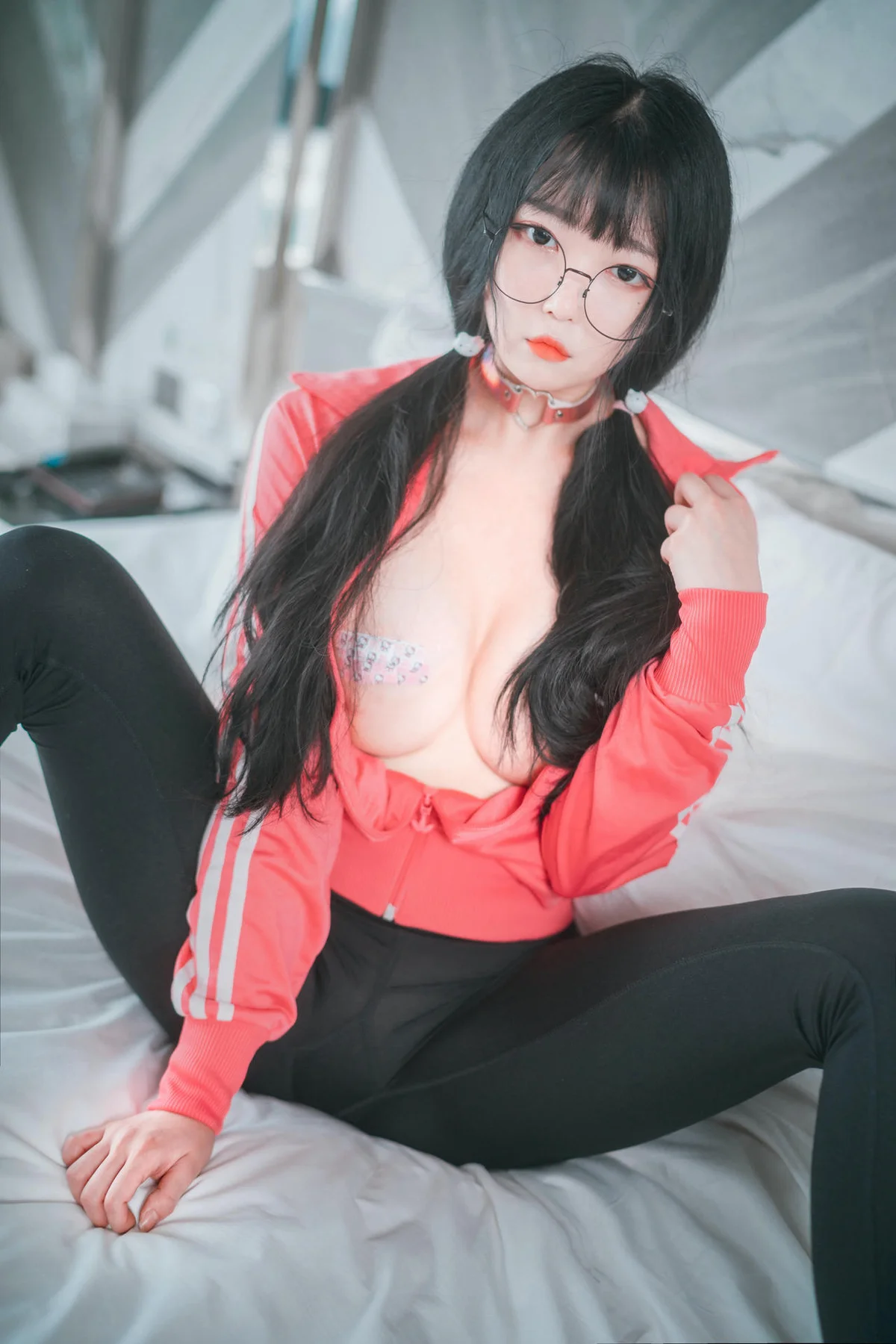 DJAWA  No.001 Aram萝莉爆乳紧身裤 - 4