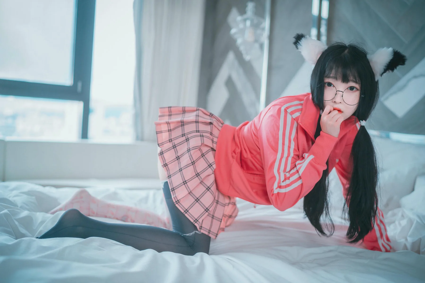 DJAWA  No.001 Aram萝莉爆乳紧身裤 - 9