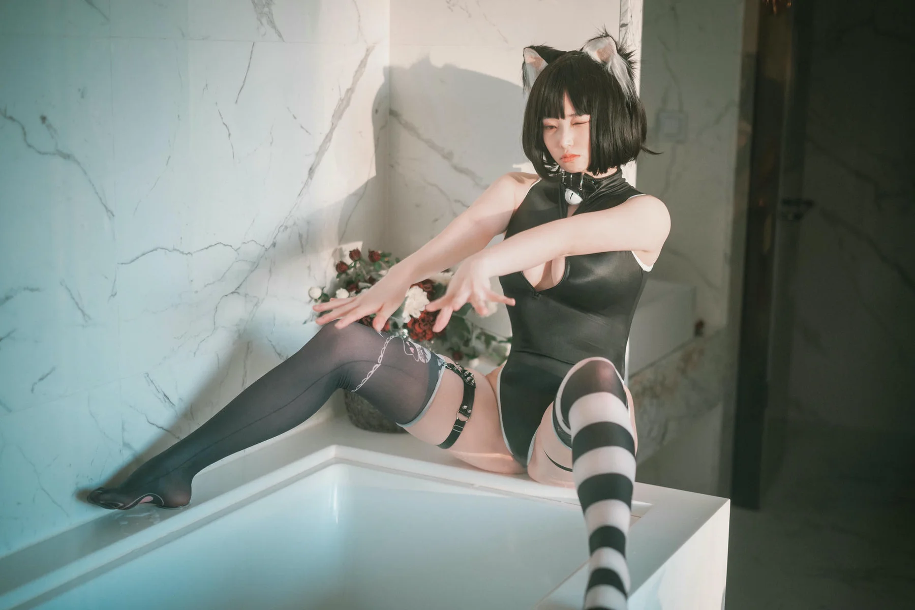 DJAWA No.007 Bambi湿身连体衣翘臀 - 8