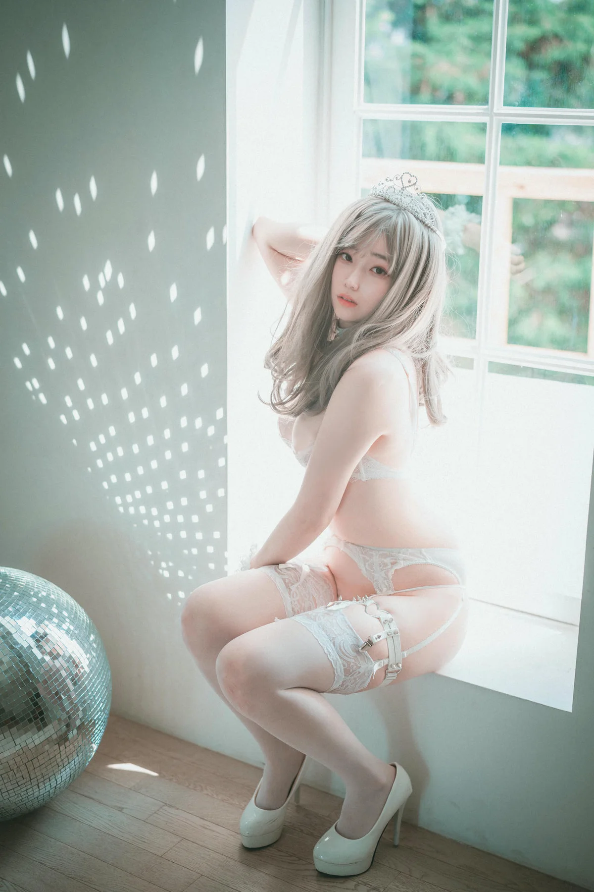 DJAWA No.009 Bambi白丝少女美臀 - 3