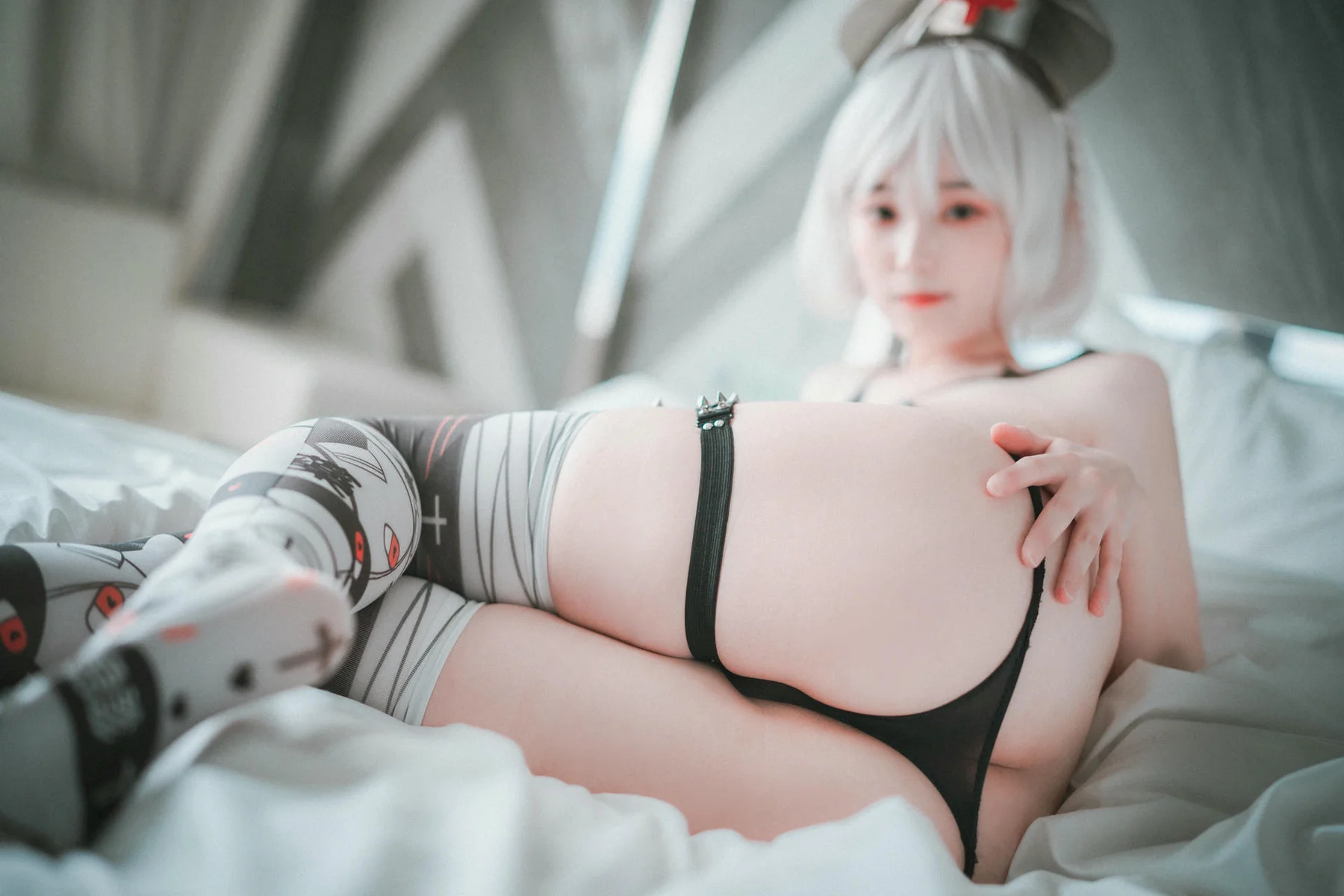 DJAWA No.024 Bambi黑护士制服写真 - 9