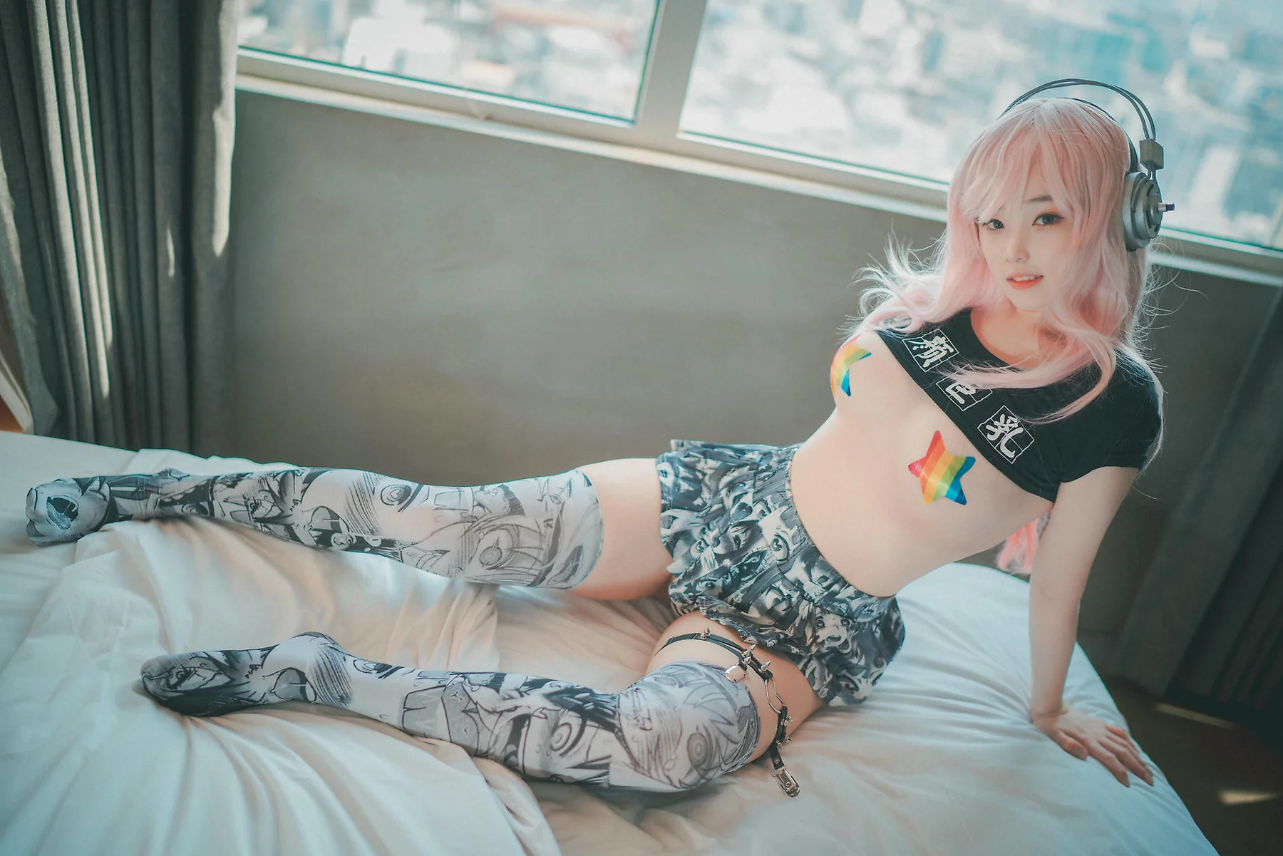 DJAWA No.032 Bambi短裙乳贴翘臀 - 1