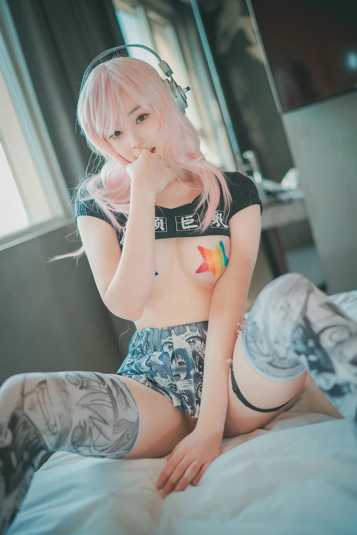 DJAWA No.032 Bambi短裙乳贴翘臀 - 2