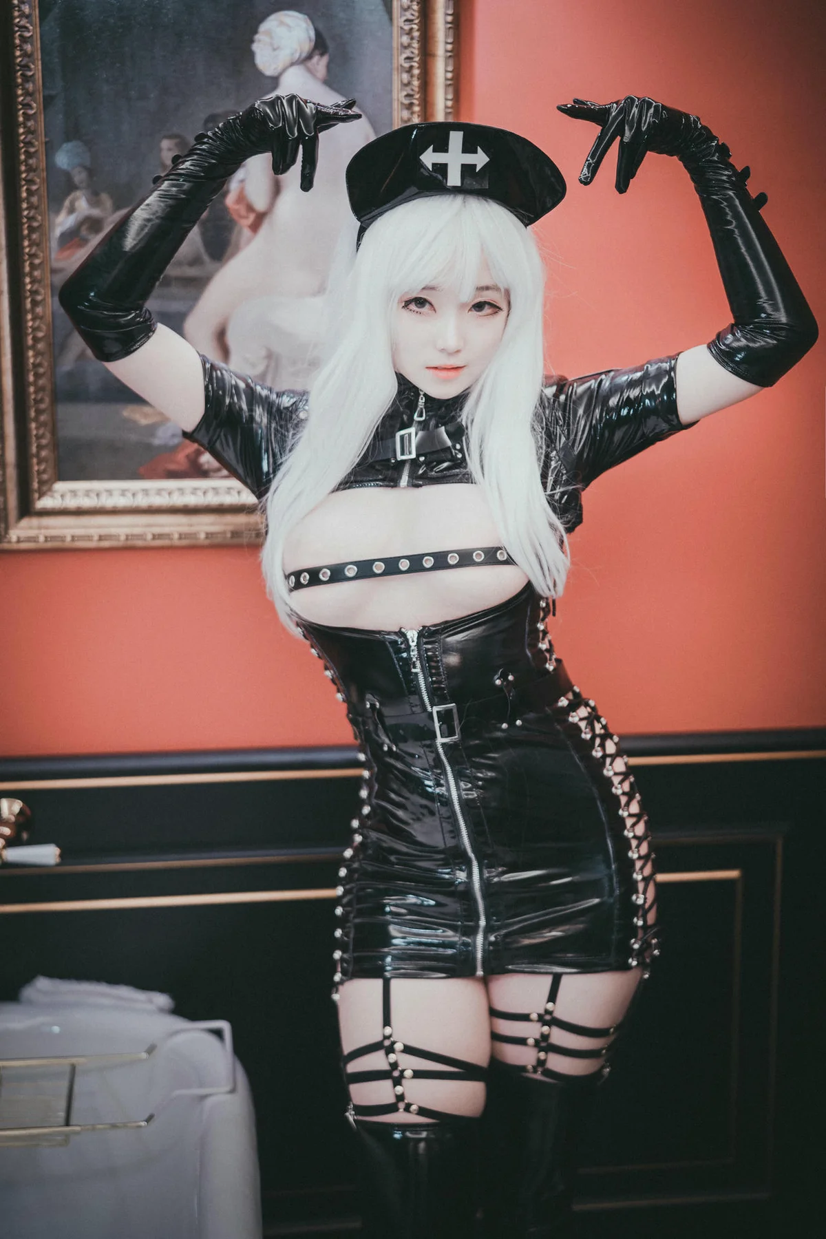 DJAWA No.035 Bambi皮裙警花制服 - 6