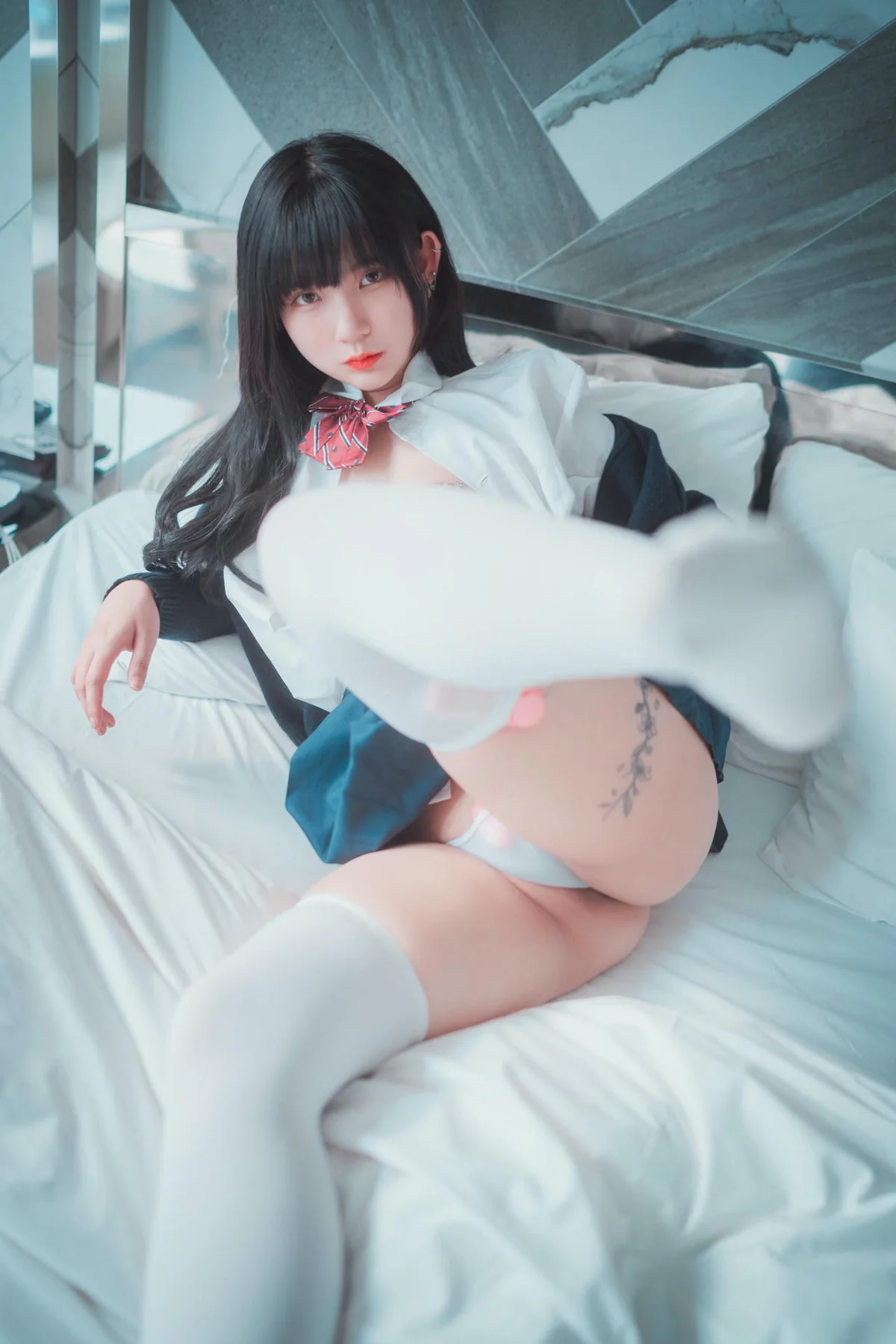 DJAWA No.038 Hizzy白色丝袜校服jk - 4