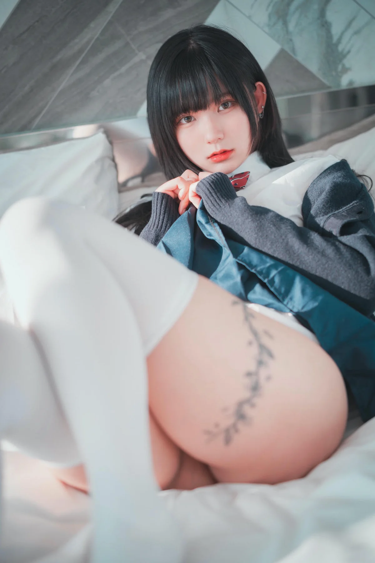 DJAWA No.038 Hizzy白色丝袜校服jk - 3