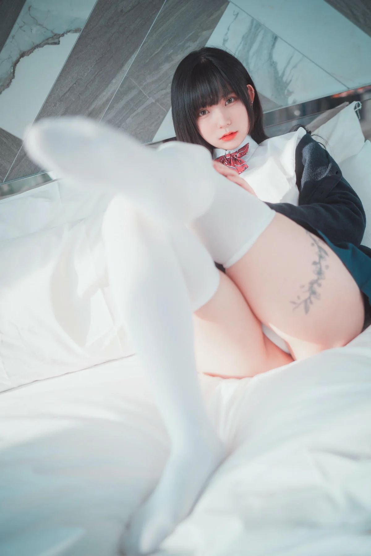 DJAWA No.038 Hizzy白色丝袜校服jk - 8