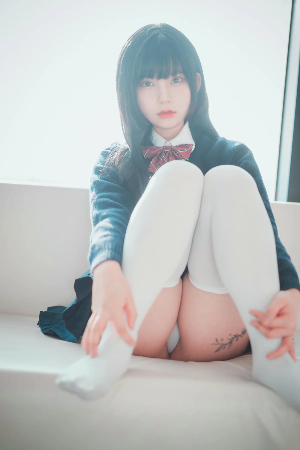 DJAWA No.038 Hizzy白色丝袜校服jk - 5