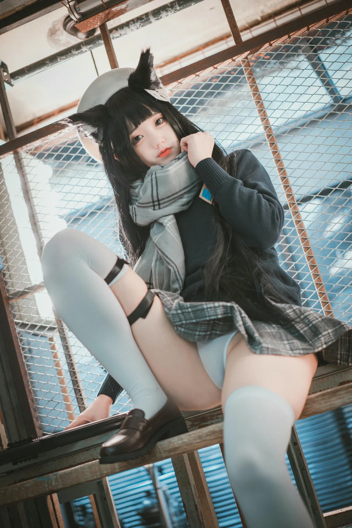 DJAWA No.039 Jeong Jenny翘臀小猫咪短裙 - 4