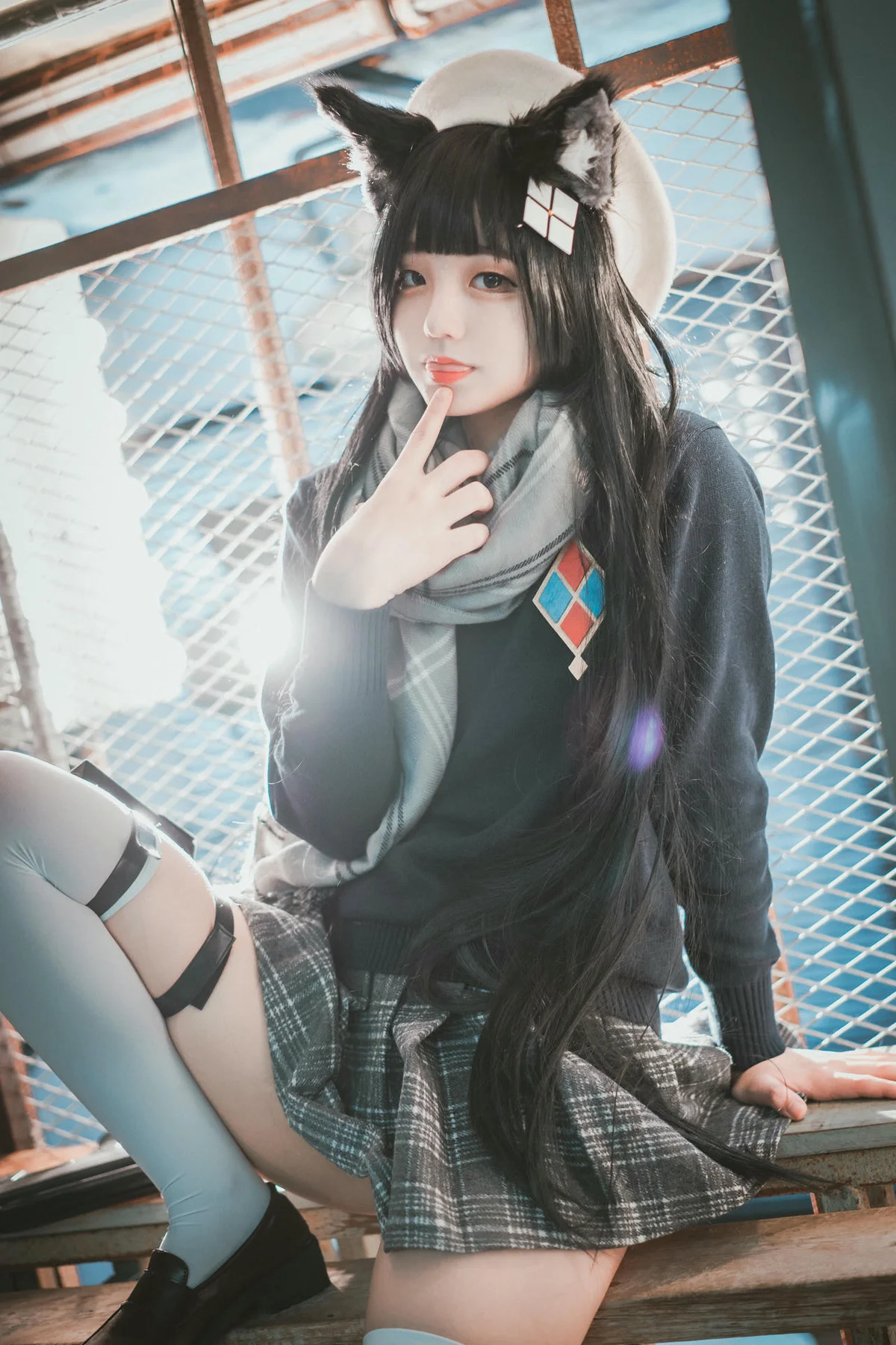 DJAWA No.039 Jeong Jenny翘臀小猫咪短裙 - 6