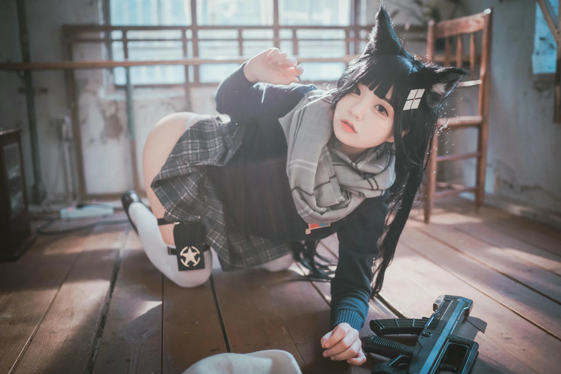 DJAWA No.039 Jeong Jenny翘臀小猫咪短裙 - 7