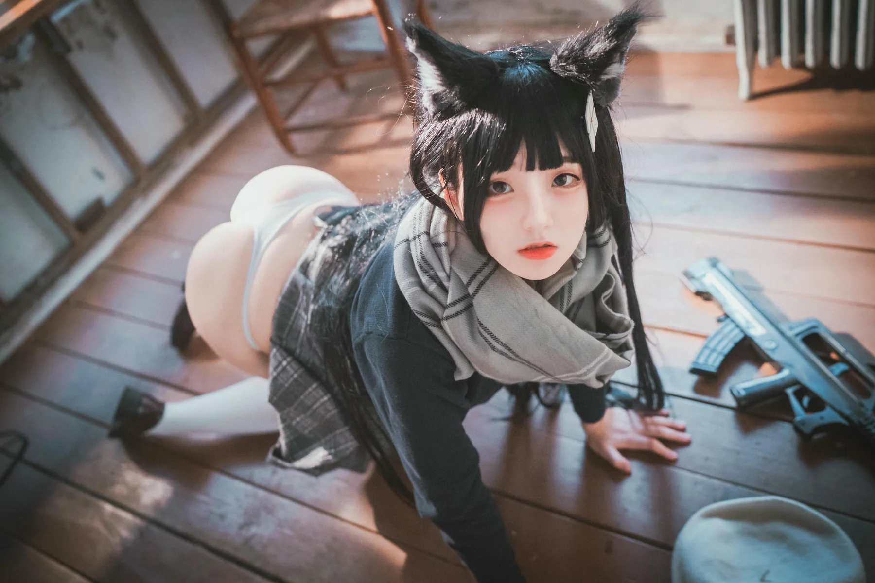 DJAWA No.039 Jeong Jenny翘臀小猫咪短裙 - 8