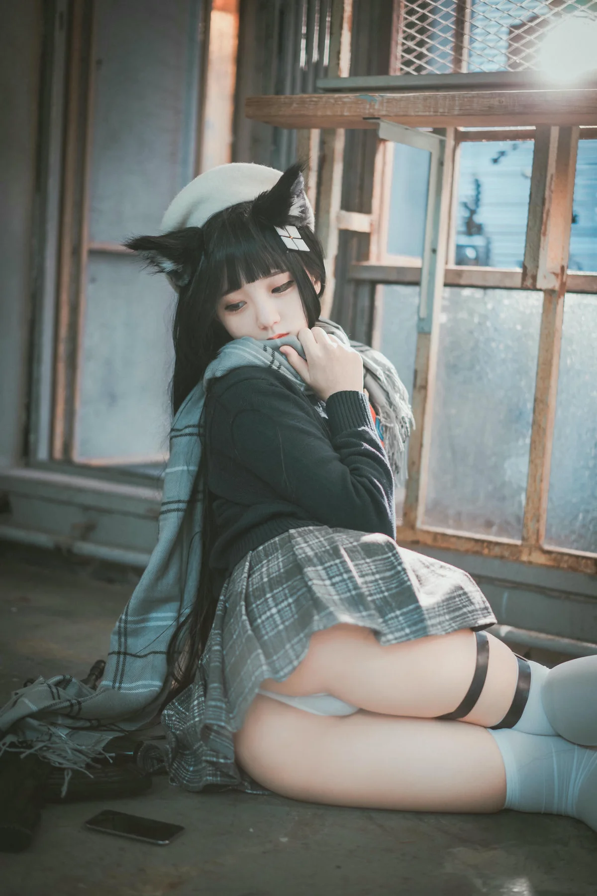 DJAWA No.039 Jeong Jenny翘臀小猫咪短裙 - 3