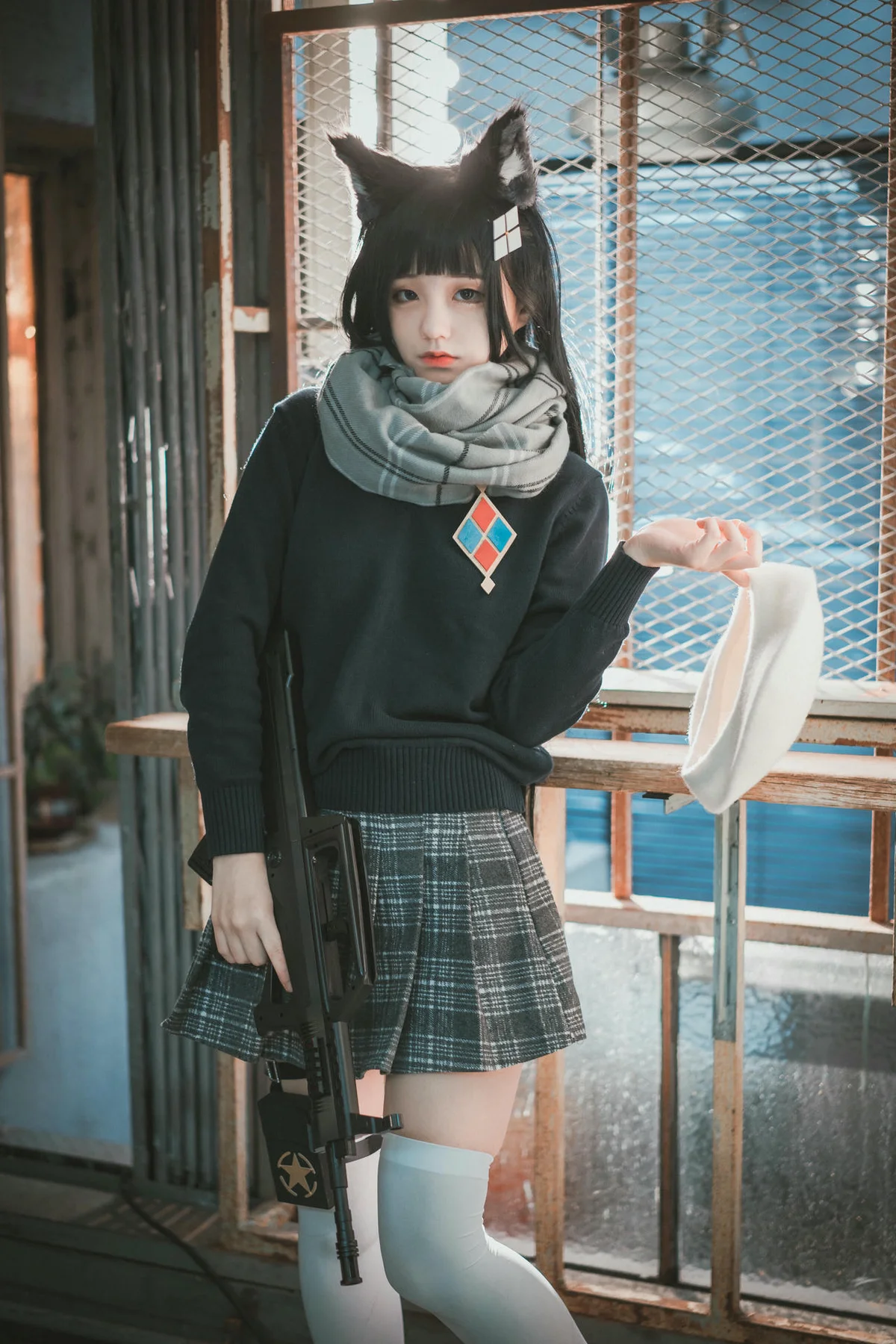 DJAWA No.039 Jeong Jenny翘臀小猫咪短裙 - 5