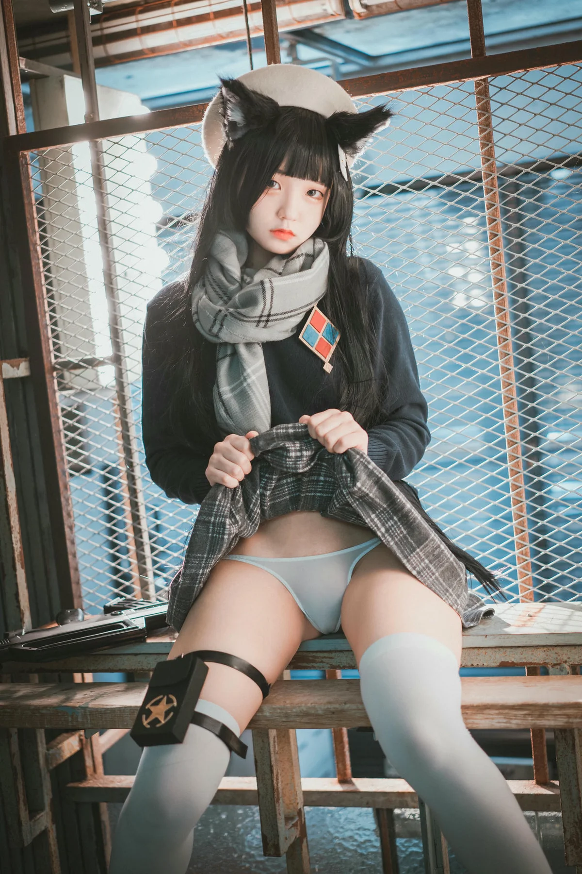 DJAWA No.039 Jeong Jenny翘臀小猫咪短裙 - 4