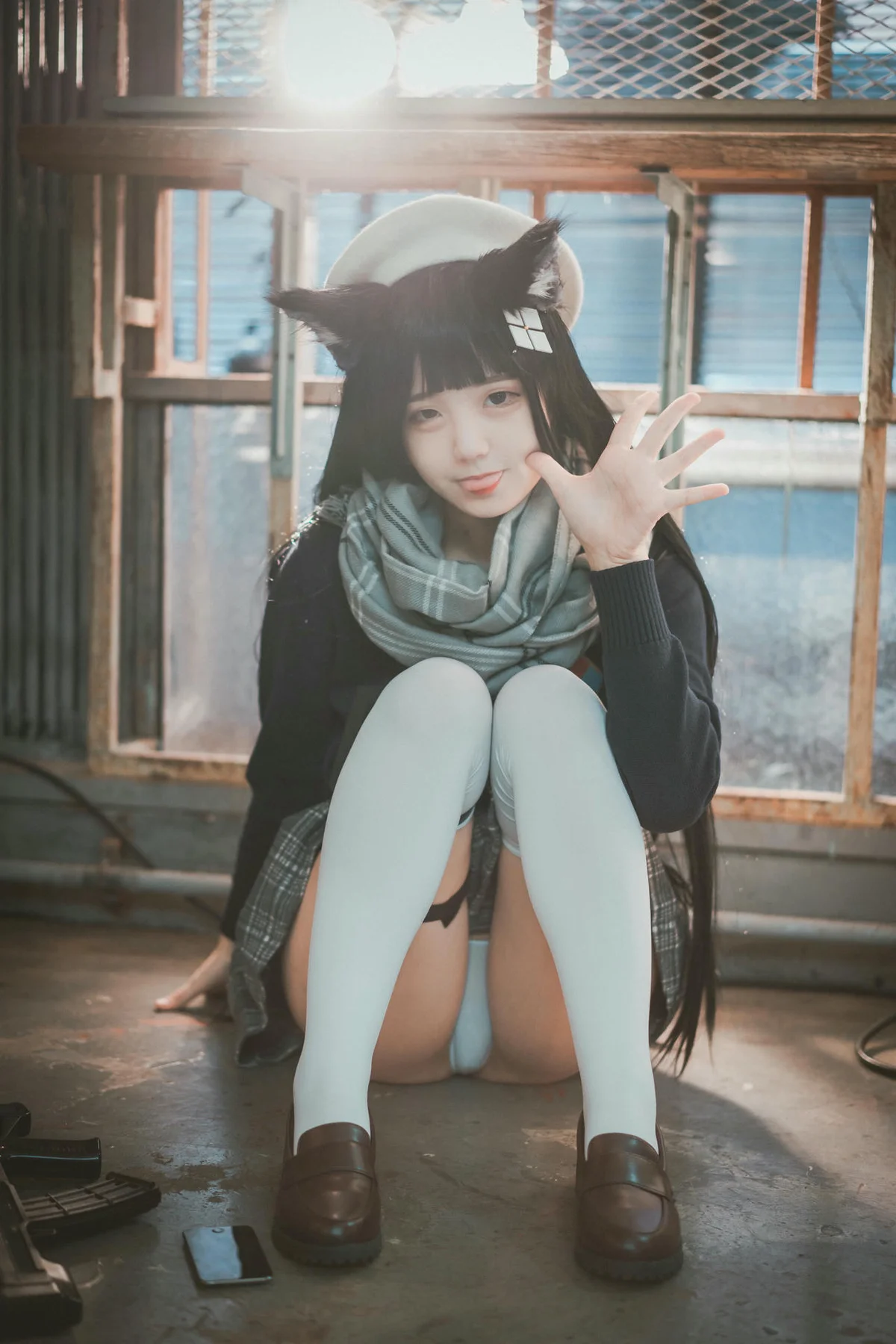 DJAWA No.039 Jeong Jenny翘臀小猫咪短裙 - 9