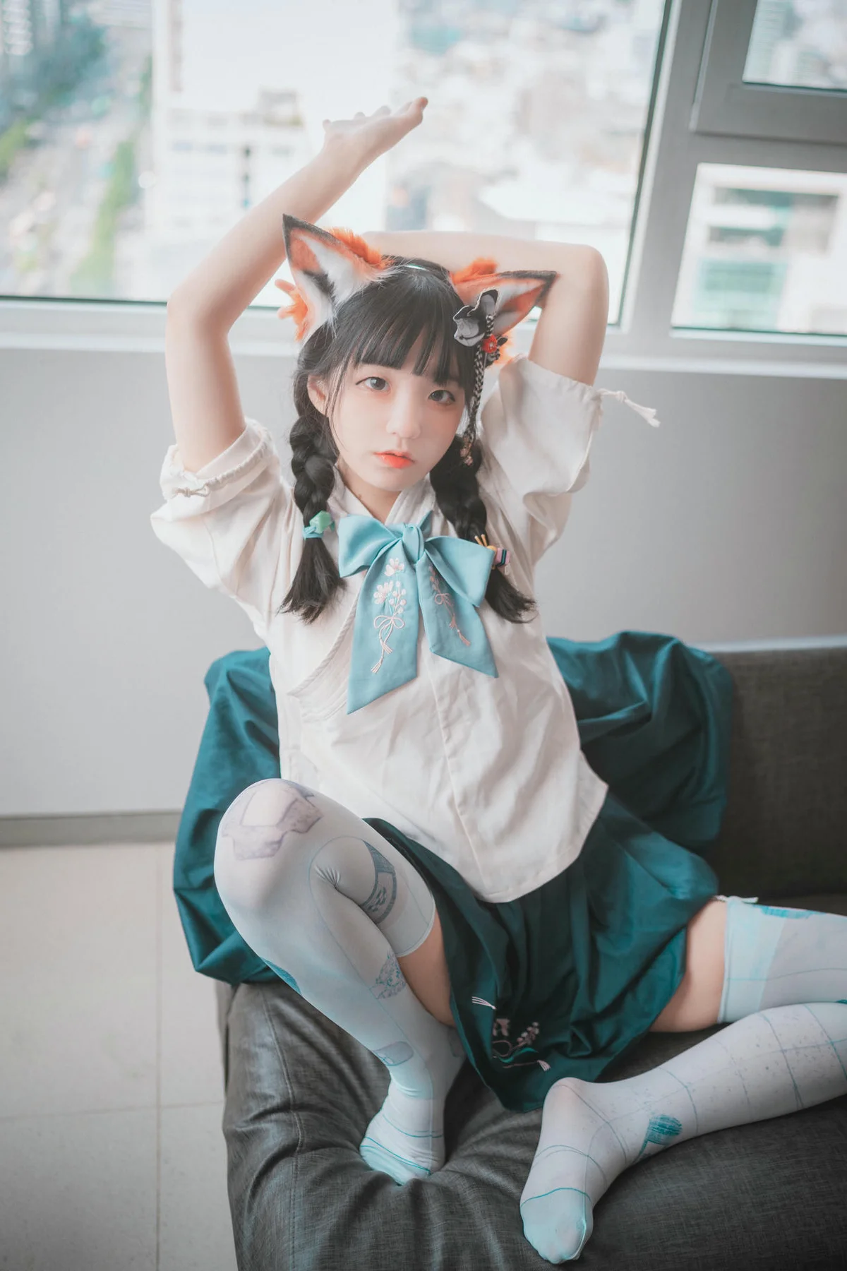 DJAWA No.042 Jeong Jenny制服cos性感jk - 4
