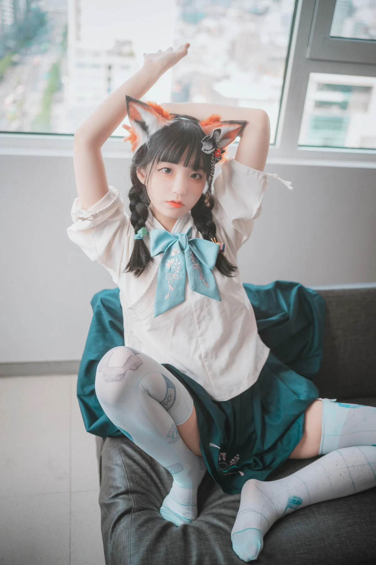 DJAWA No.042 Jeong Jenny制服cos性感jk - 3