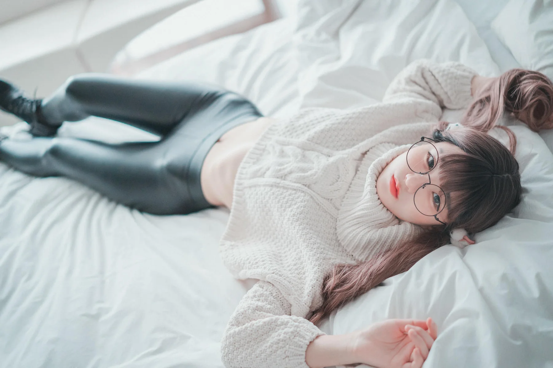 DJAWA No.043 Jeong Jenny皮裤少女写真 - 4