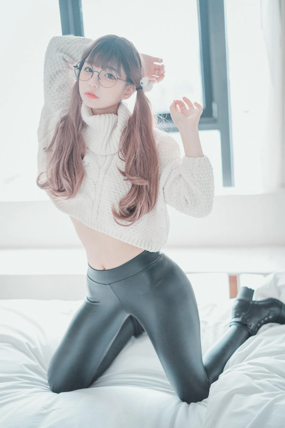 DJAWA No.043 Jeong Jenny皮裤少女写真 - 8