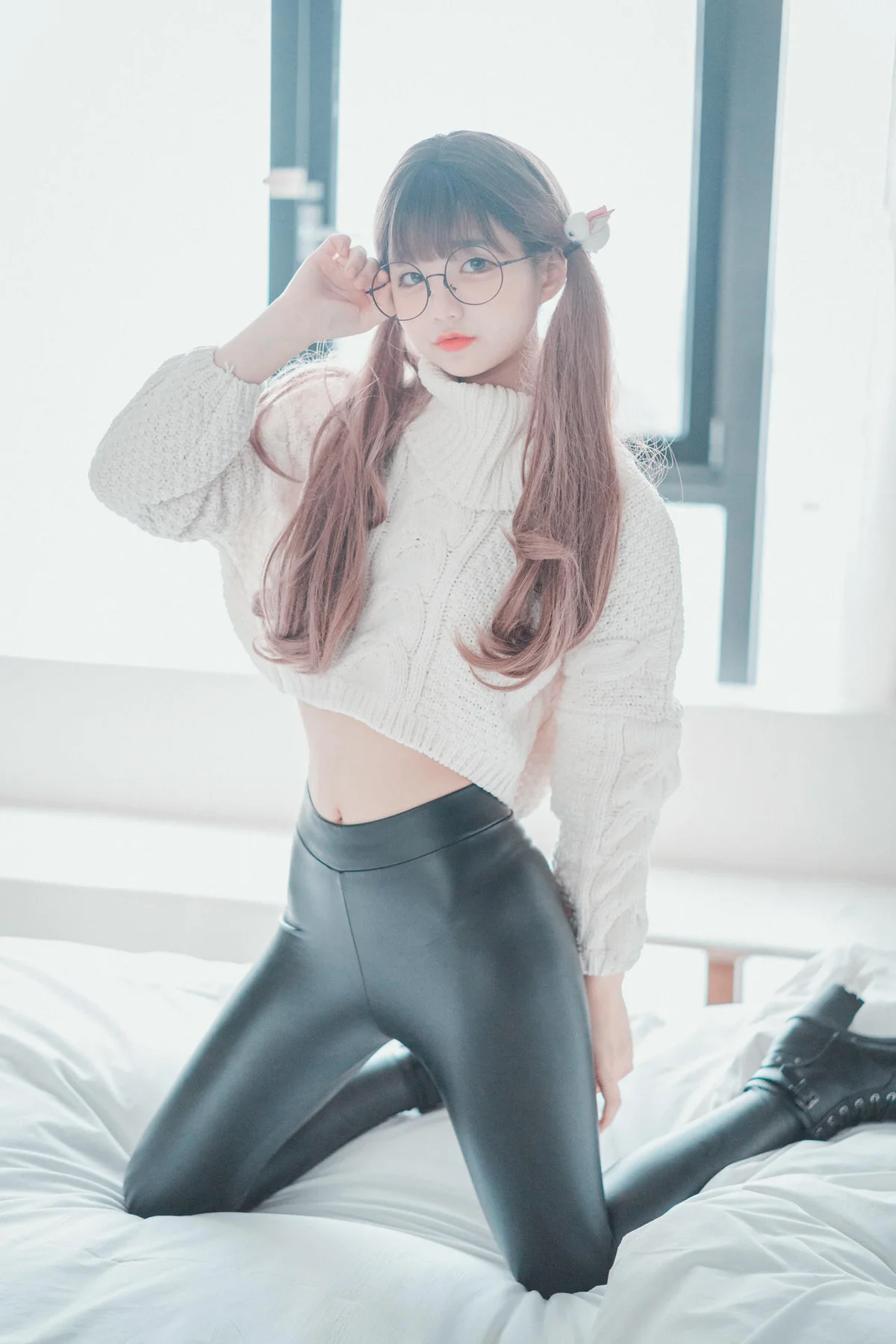DJAWA No.043 Jeong Jenny皮裤少女写真 - 9