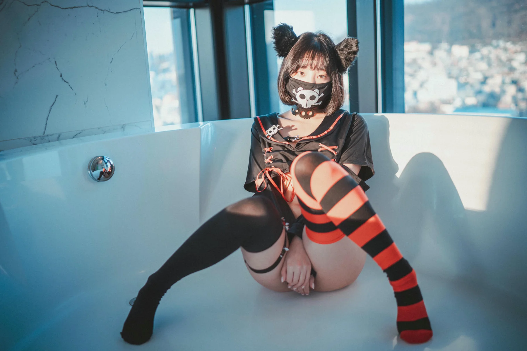 DJAWA No.047 Kang In-kyung萝莉少女俏皮袜 - 10