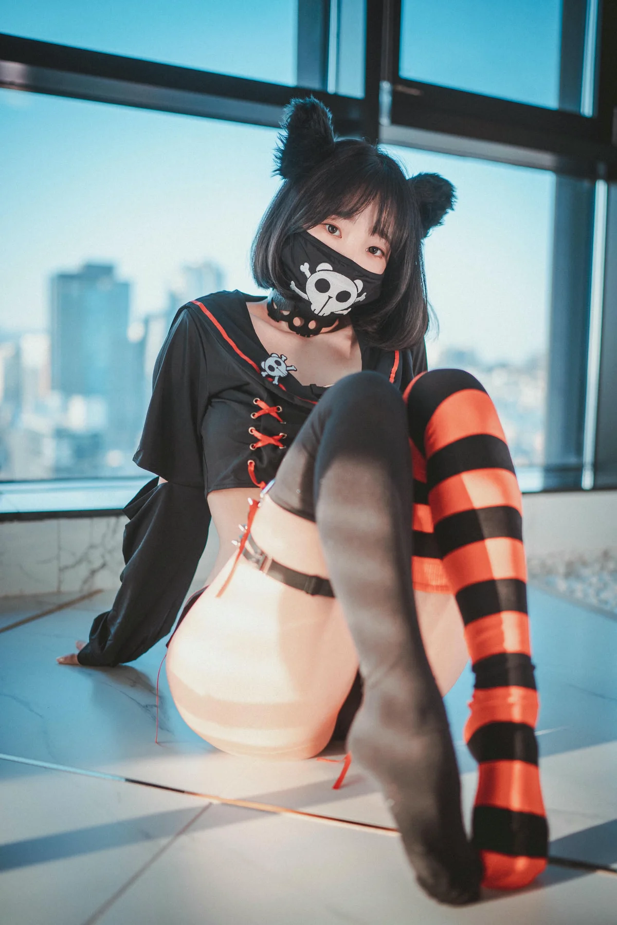 DJAWA No.047 Kang In-kyung萝莉少女俏皮袜 - 4