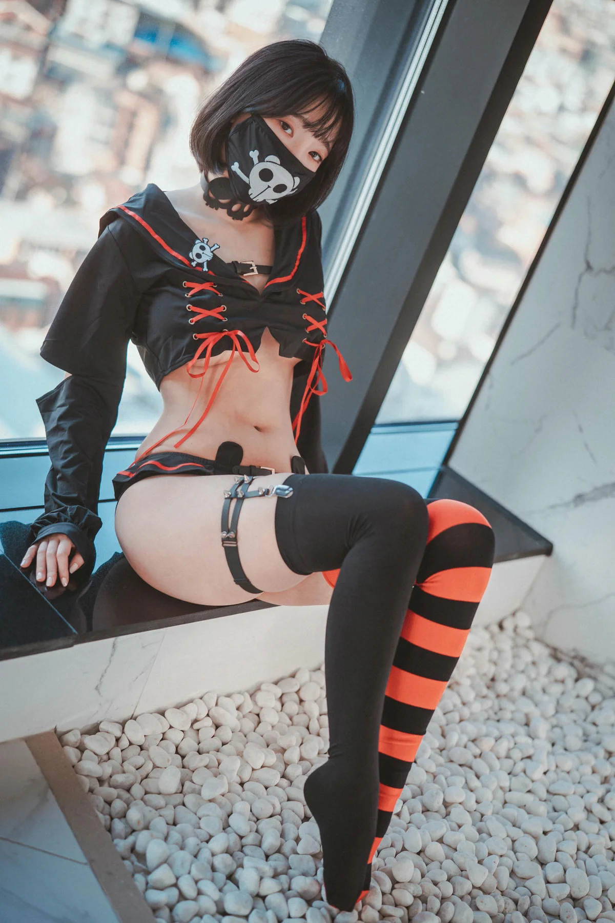 DJAWA No.047 Kang In-kyung萝莉少女俏皮袜 - 4