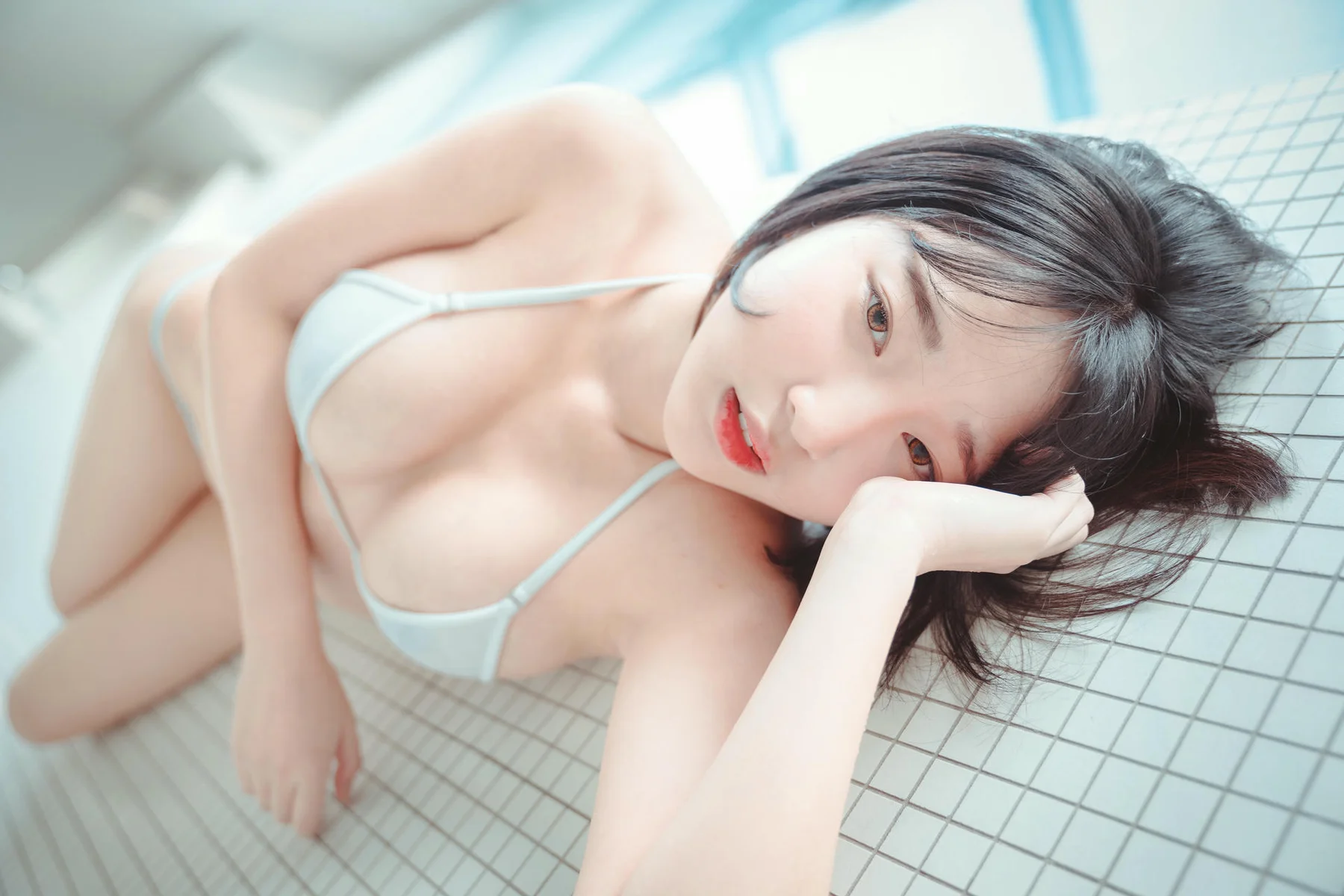 DJAWA No.048 Kang In-kyung池塘比基尼少女 - 8