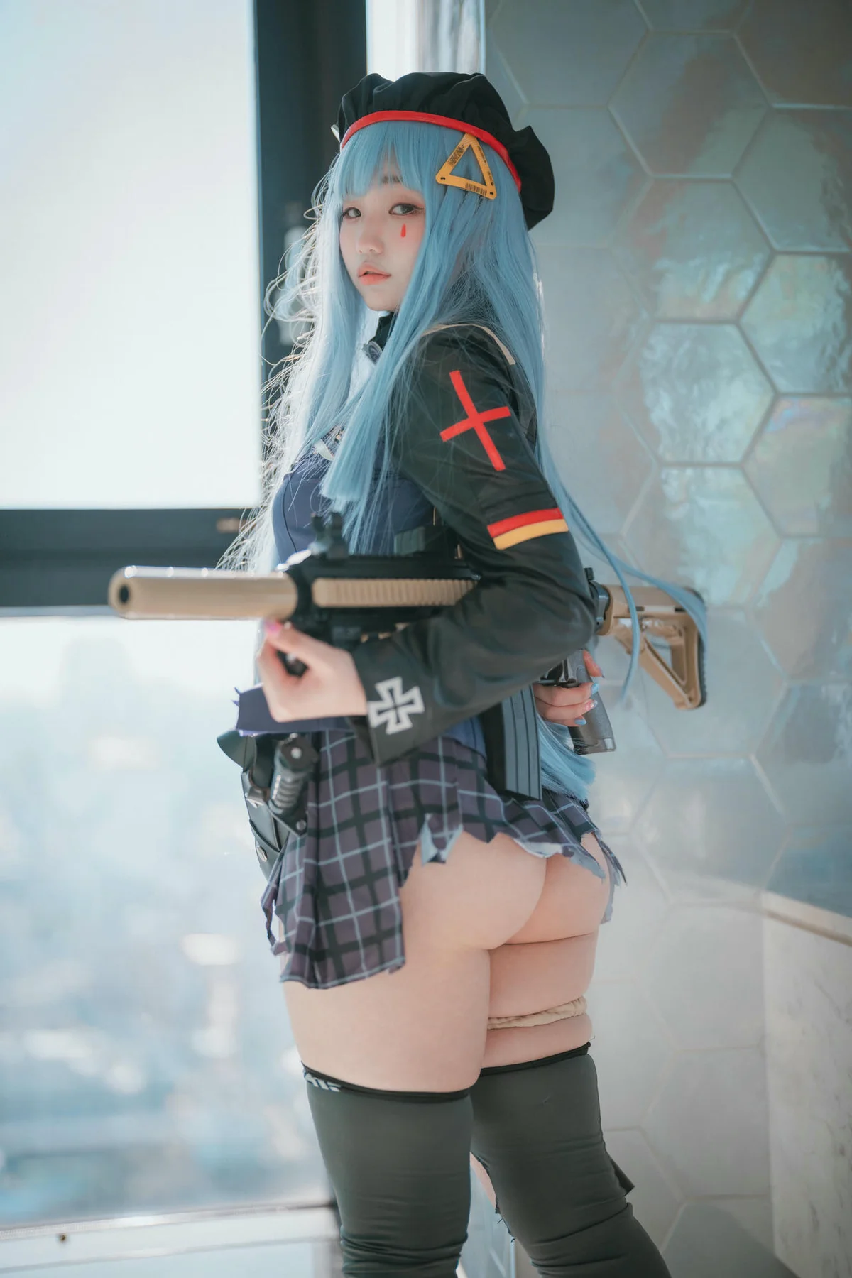 DJAWA No.056 Mimmi少女cos制服写真 - 1