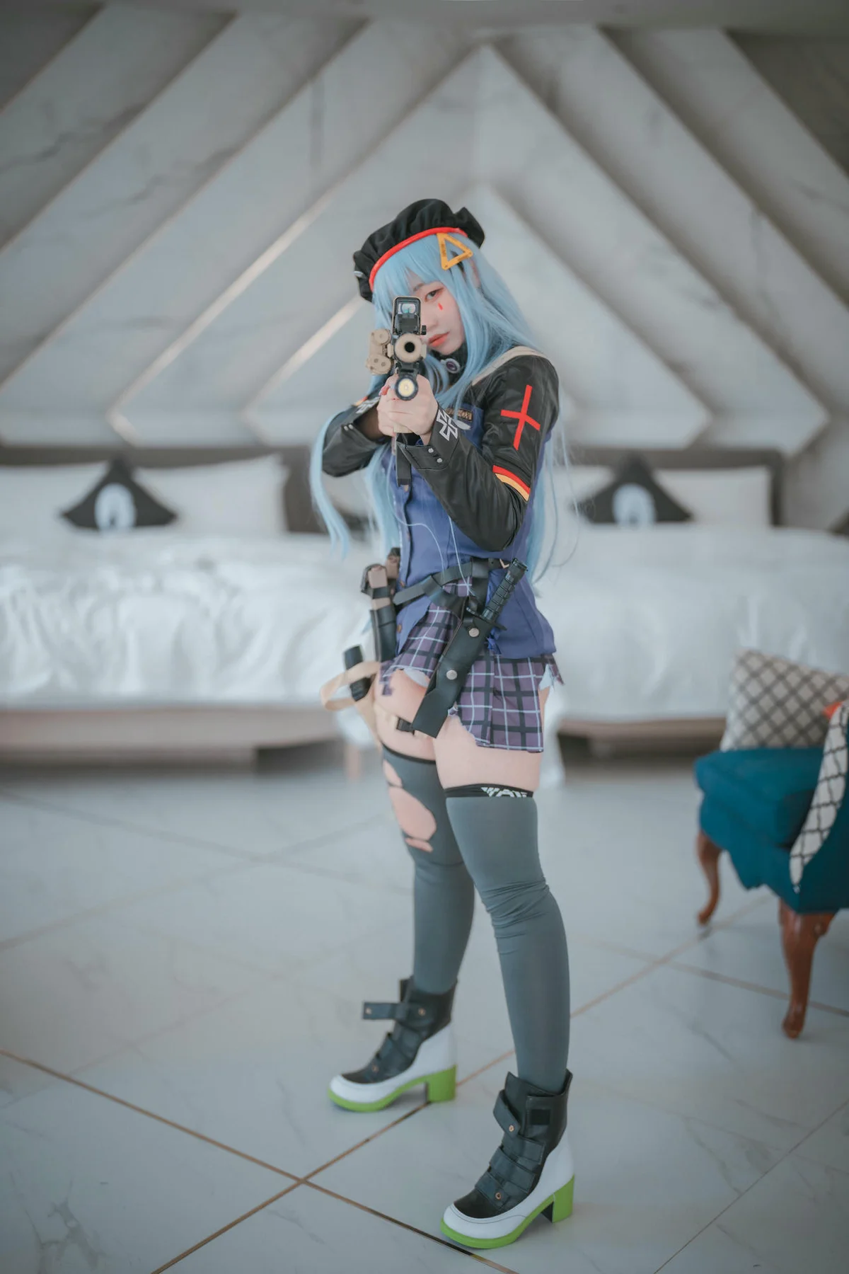 DJAWA No.056 Mimmi少女cos制服写真 - 8