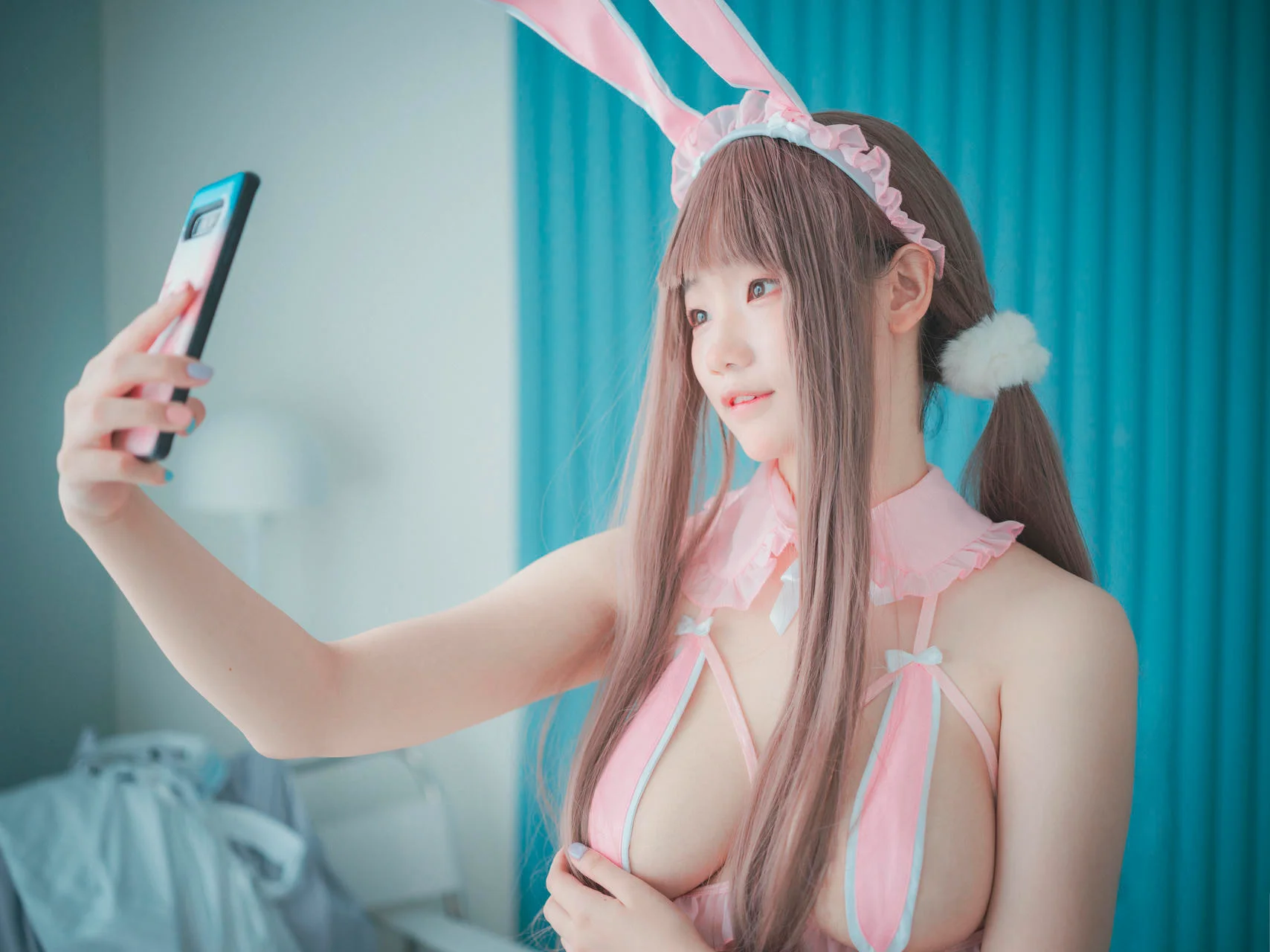 DJAWA No.057 Mimmi 粉色兔子制服 - 3