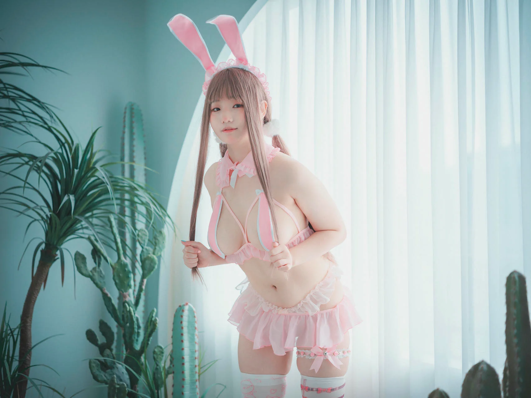 DJAWA No.057 Mimmi 粉色兔子制服 - 4