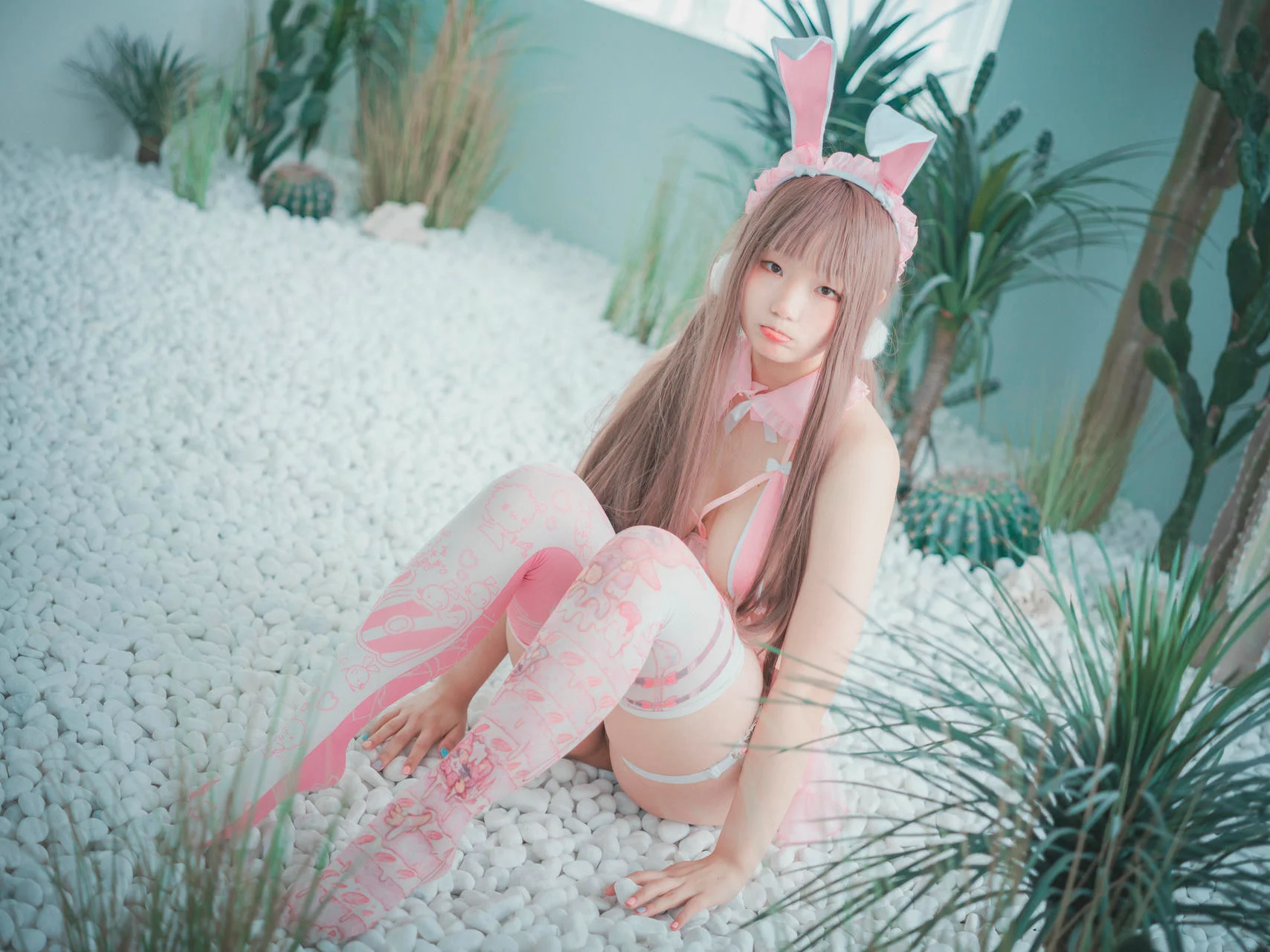 DJAWA No.057 Mimmi 粉色兔子制服 - 10
