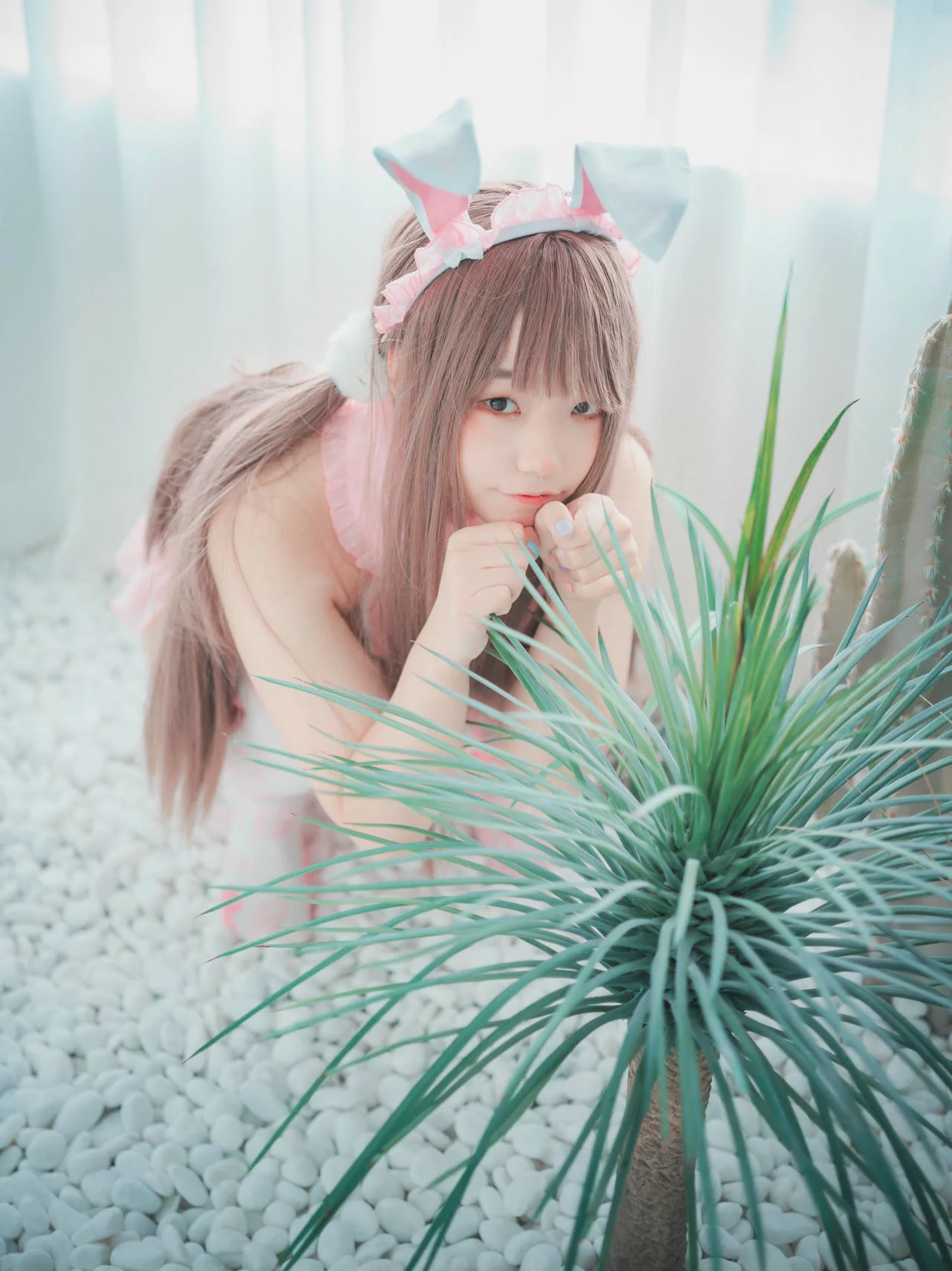 DJAWA No.057 Mimmi 粉色兔子制服 - 2