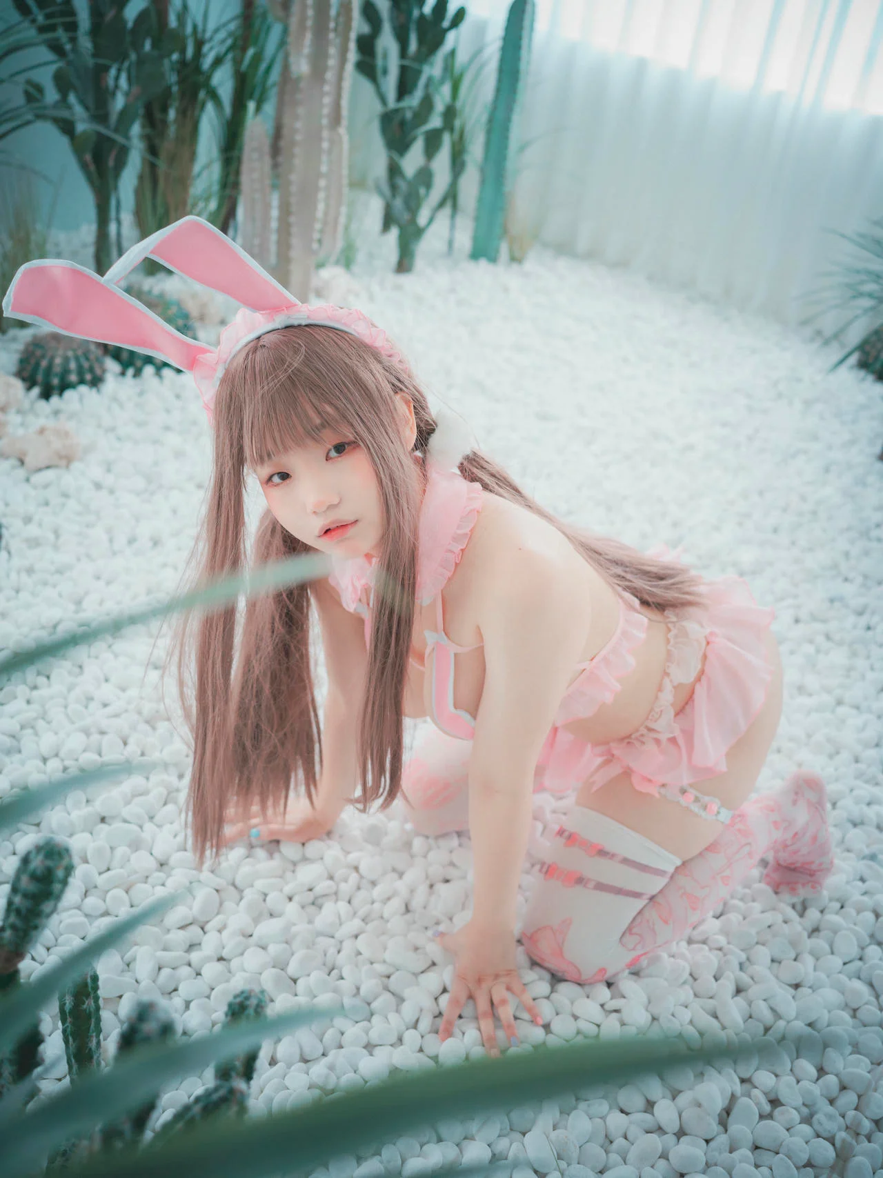 DJAWA No.057 Mimmi 粉色兔子制服 - 9