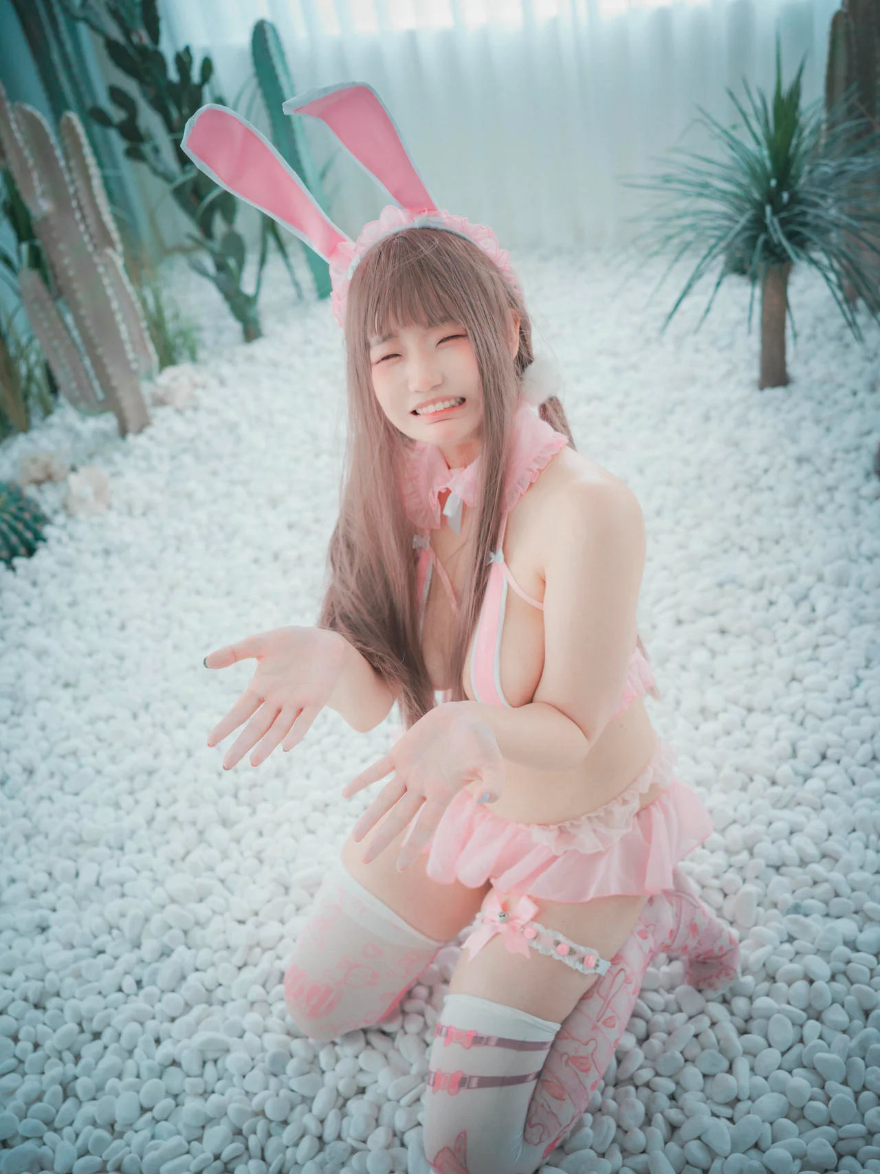 DJAWA No.057 Mimmi 粉色兔子制服 - 4