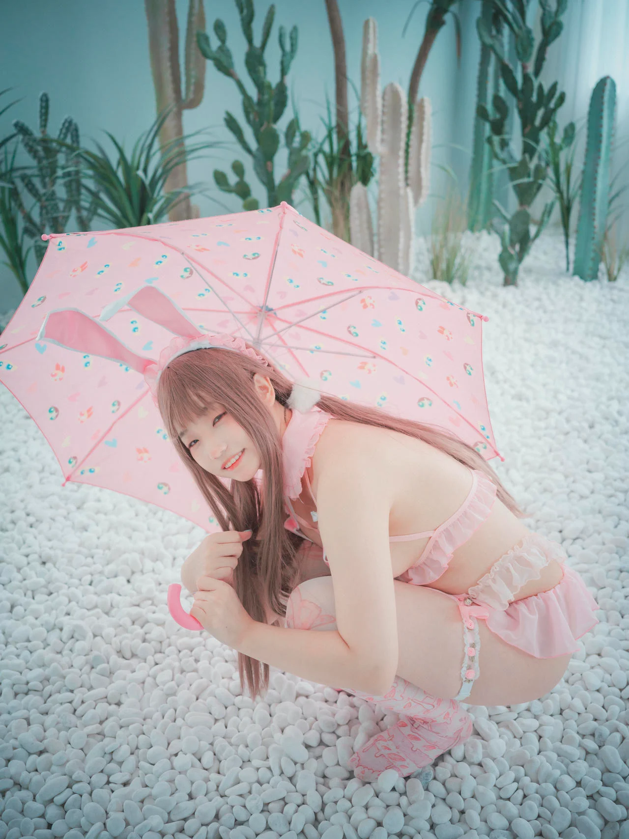 DJAWA No.057 Mimmi 粉色兔子制服 - 10
