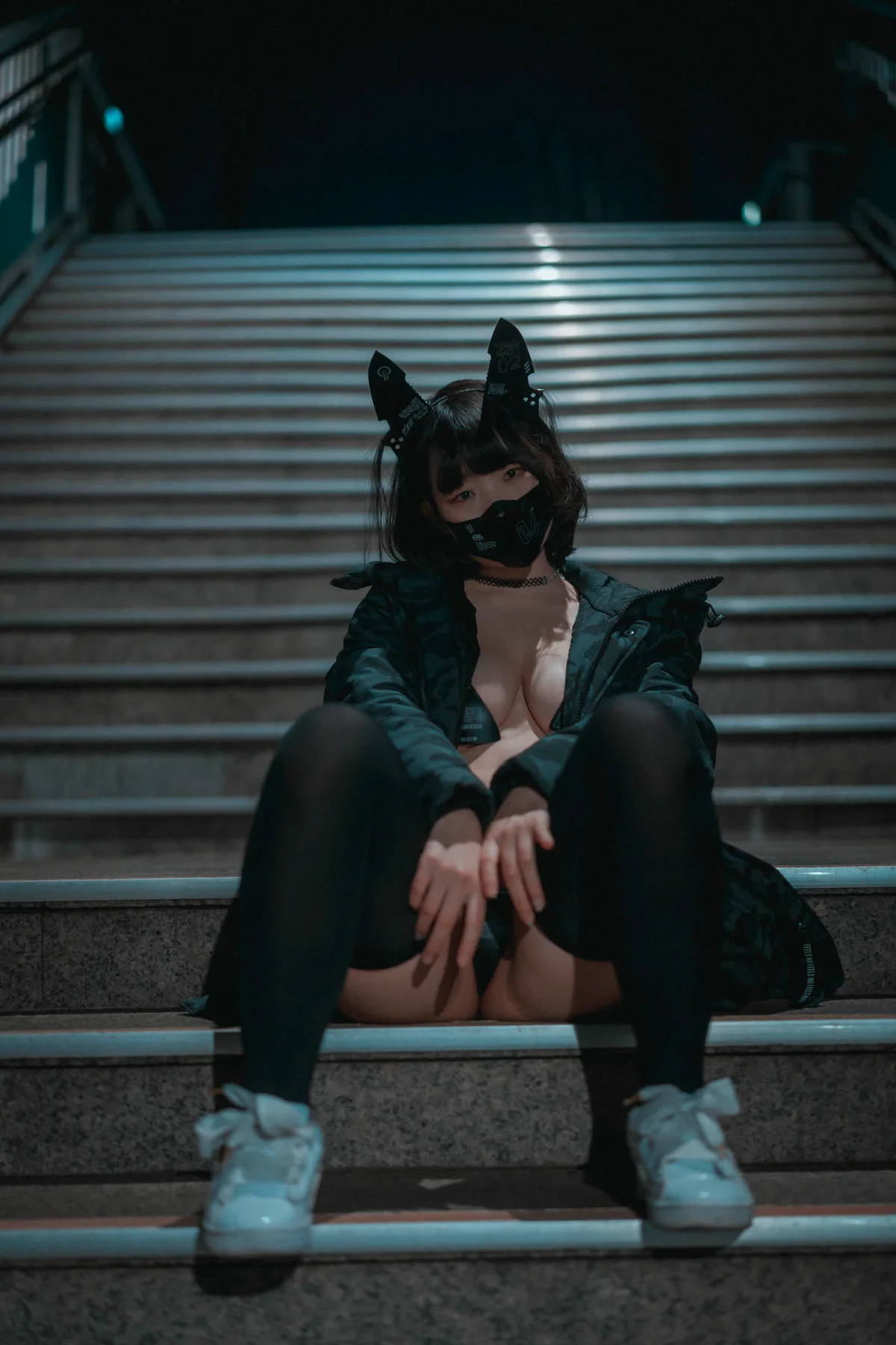 DJAWA No.059 Mimmi 夜色少女乳贴诱惑 - 2
