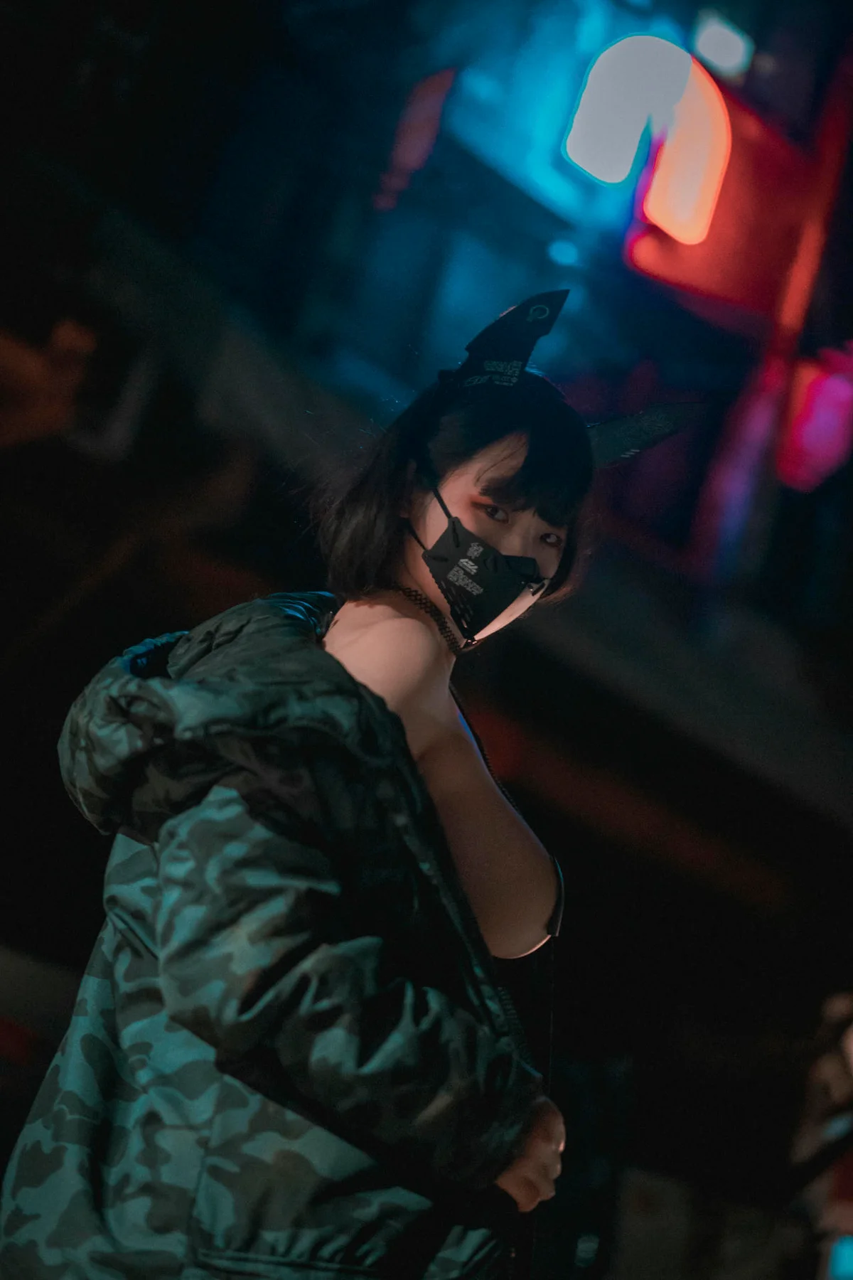 DJAWA No.059 Mimmi 夜色少女乳贴诱惑 - 8