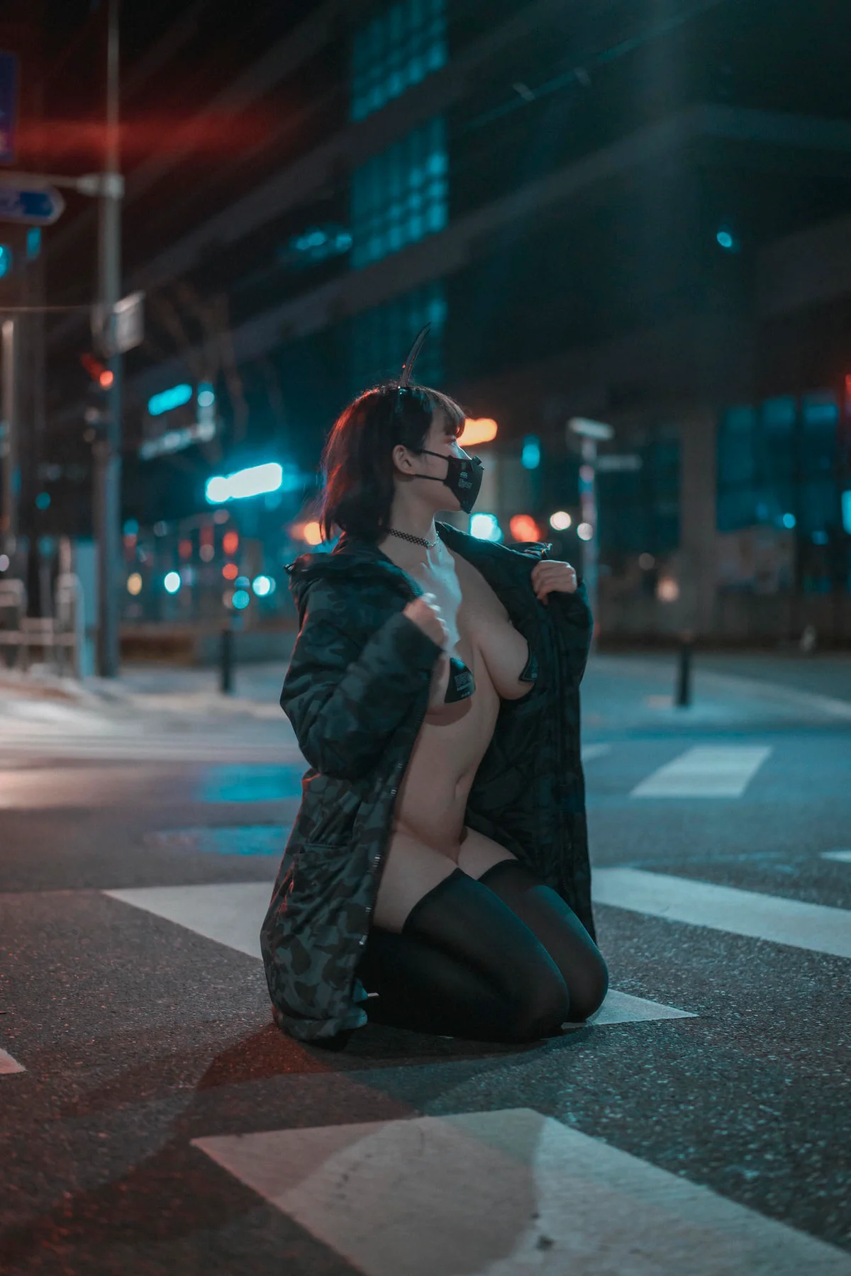 DJAWA No.059 Mimmi 夜色少女乳贴诱惑 - 5