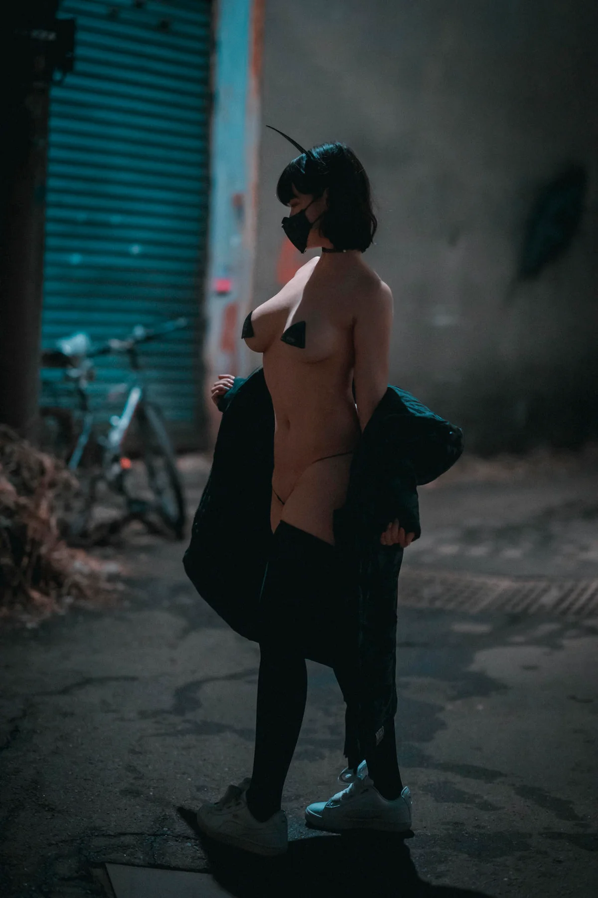 DJAWA No.059 Mimmi 夜色少女乳贴诱惑 - 1